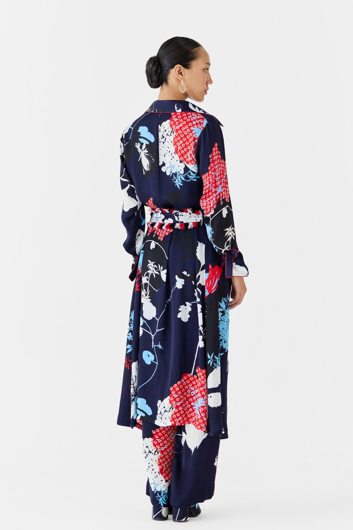 Royal Ikigai Trench Coat Set
