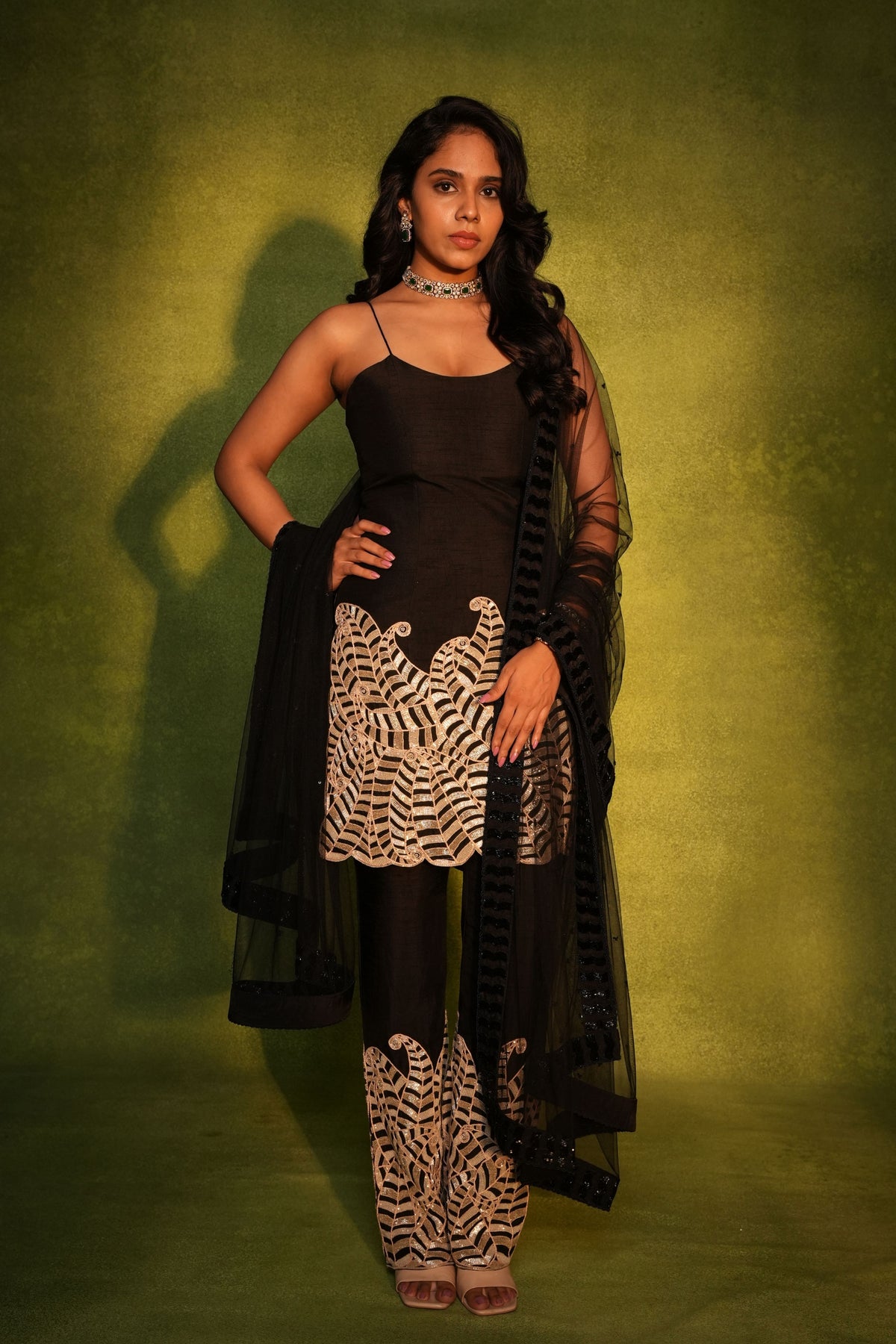 Black Kurta Set