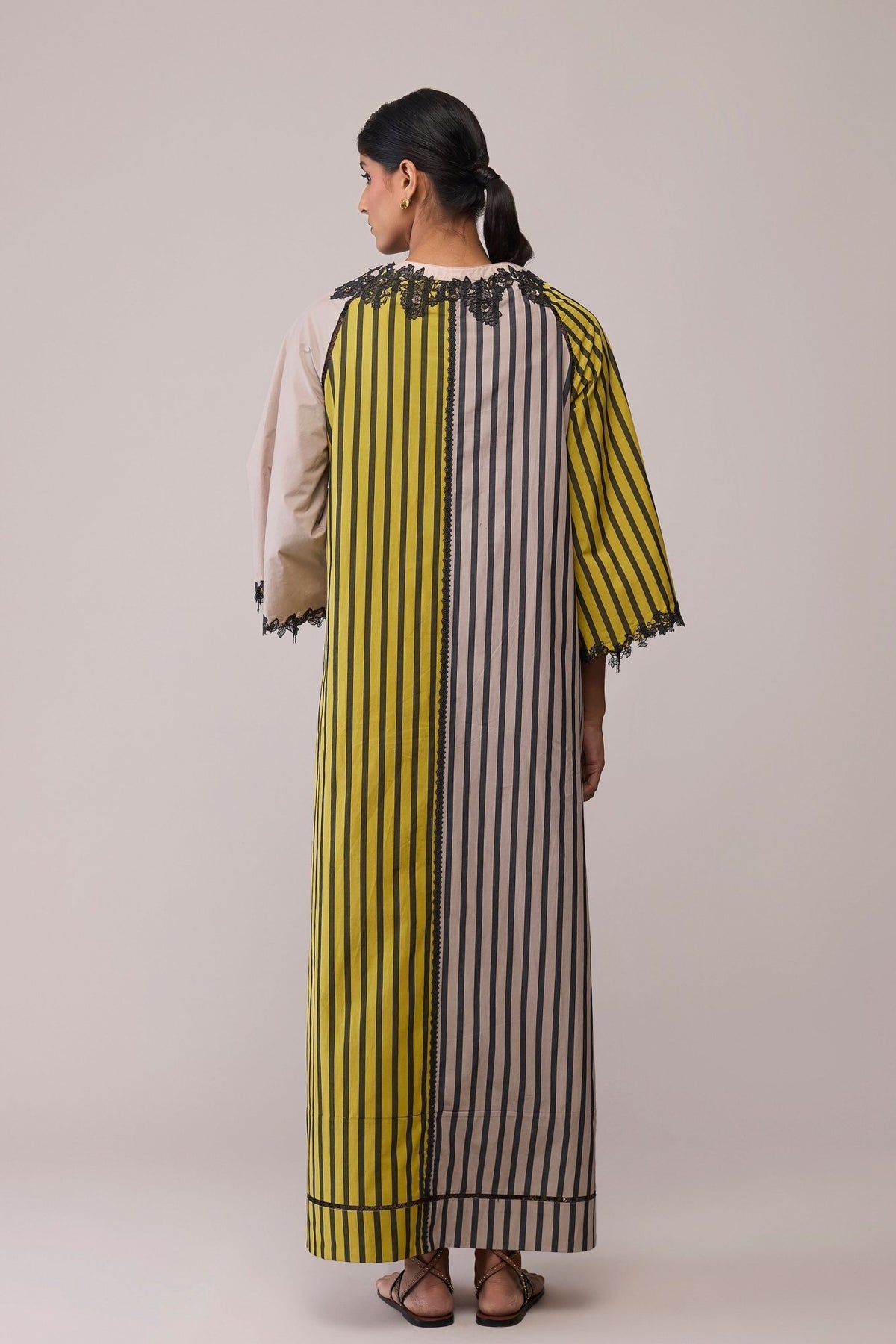 Neesa Mustard Beige Dress