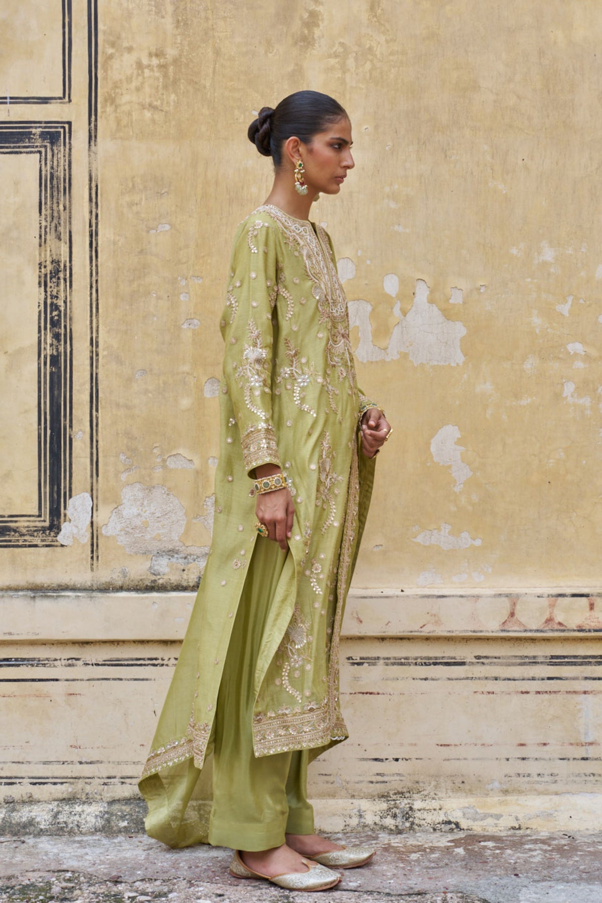 Green Tara Kurta Set