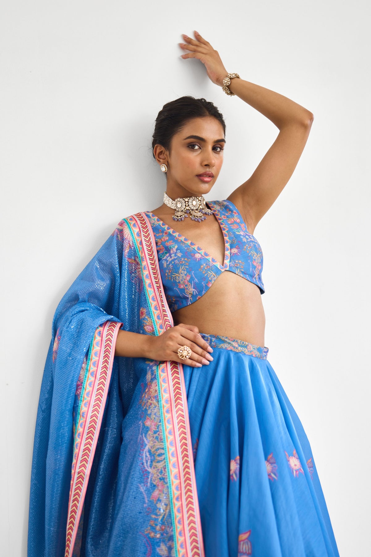 Blue Haze  Lehenga Set