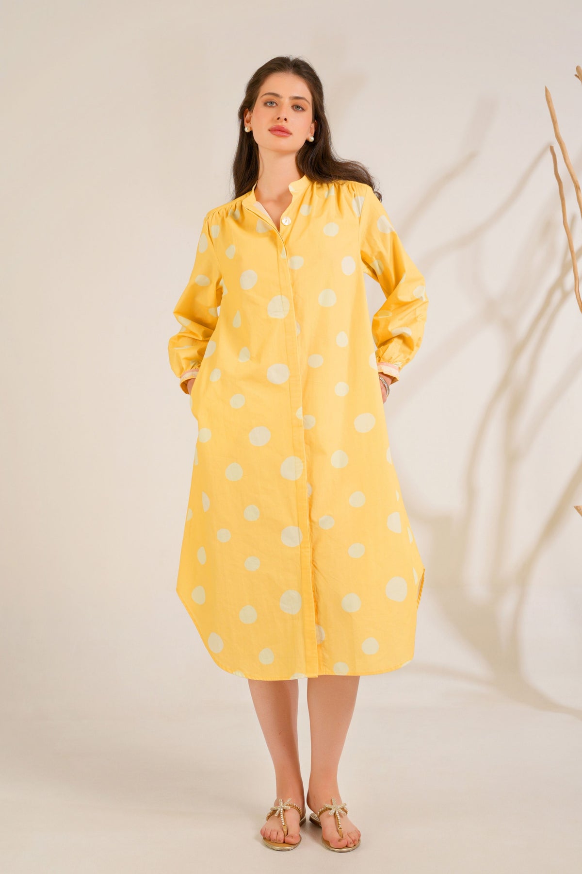 Lemon Sorbet Shirt Dress