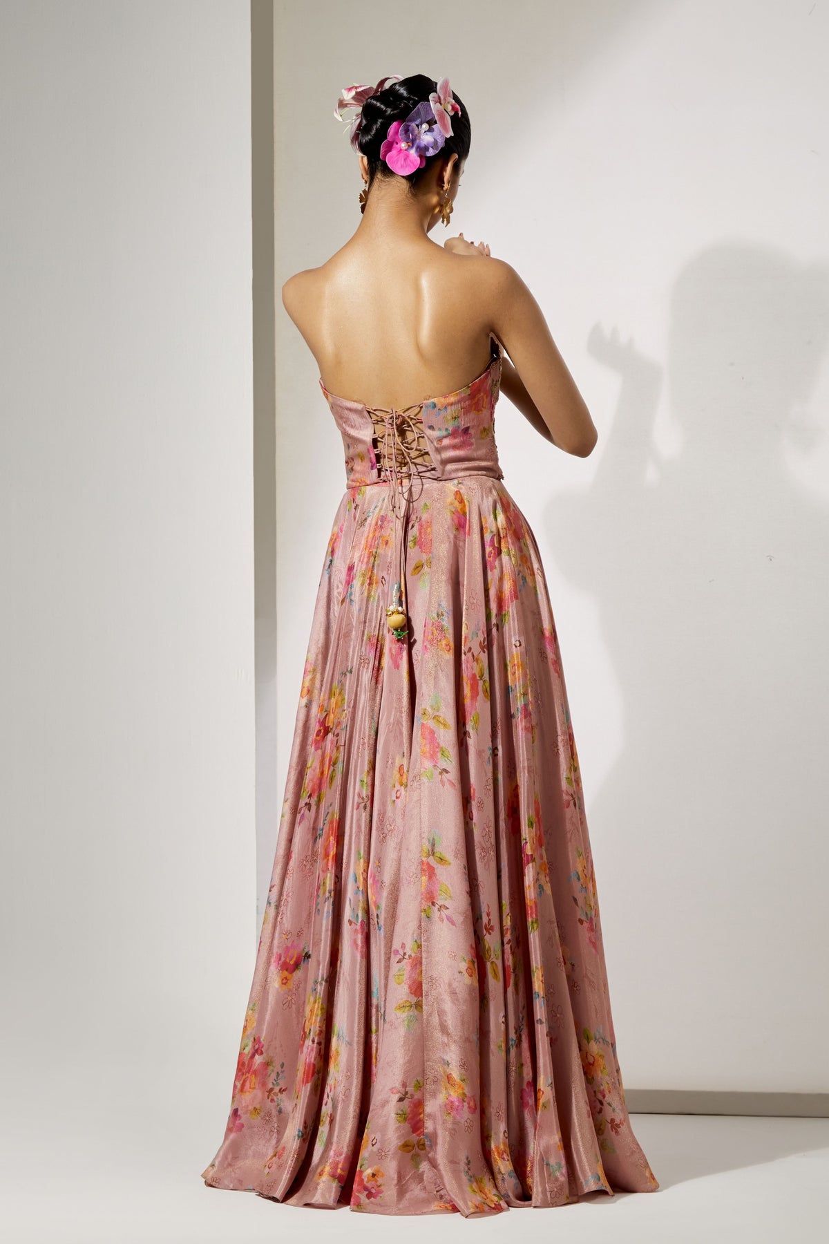 Blush Printed Skirt Set