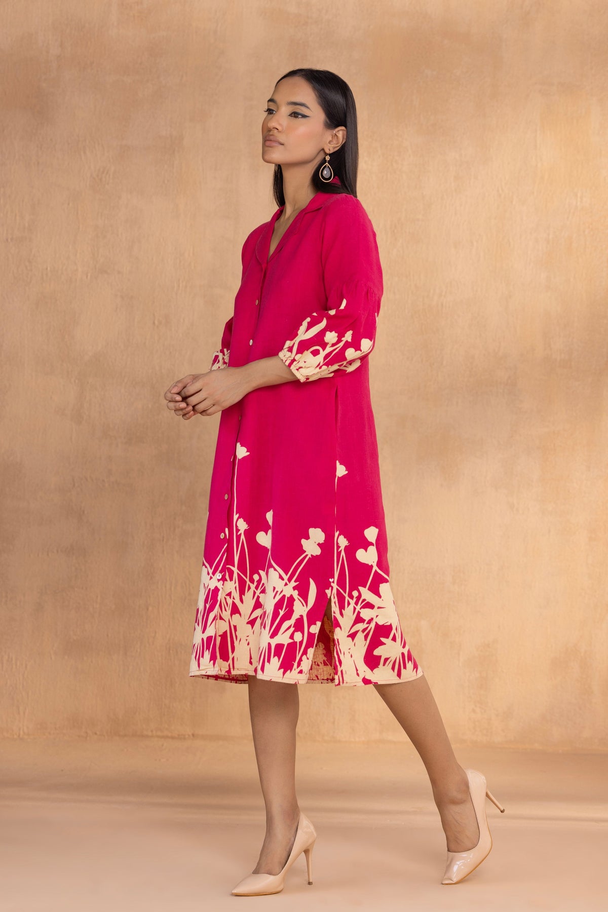 Floral Ballet Pink Dress