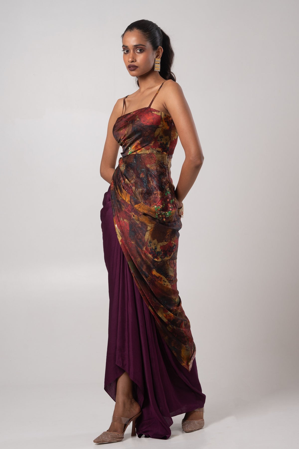 Sepia Skirt Set