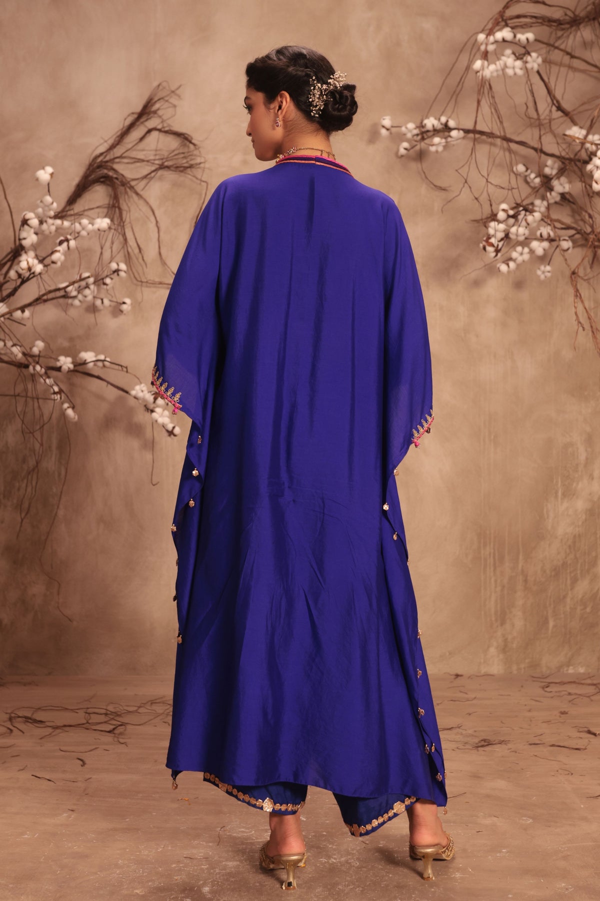 Indigo Kaftan Set