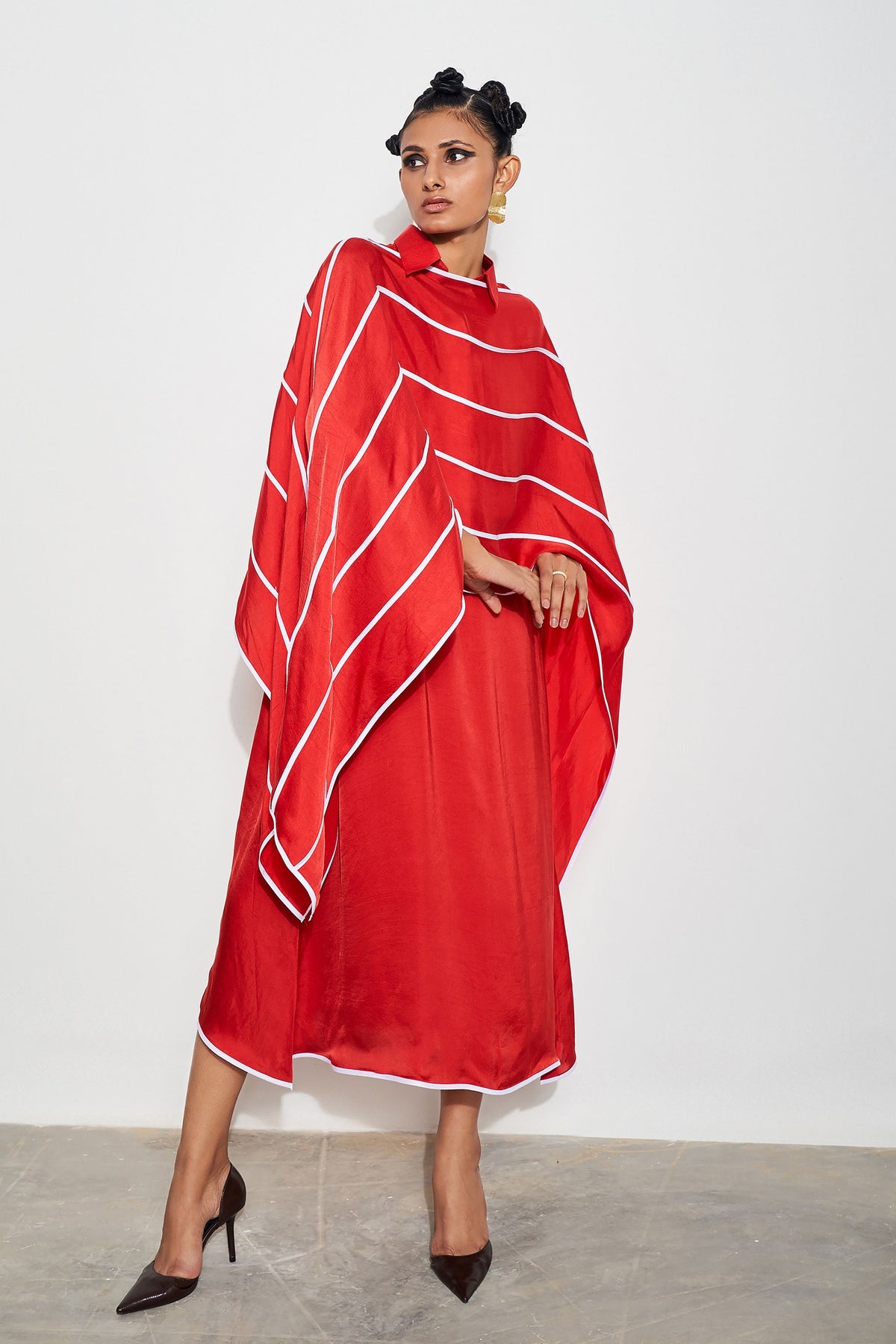 Tape Cape Dress