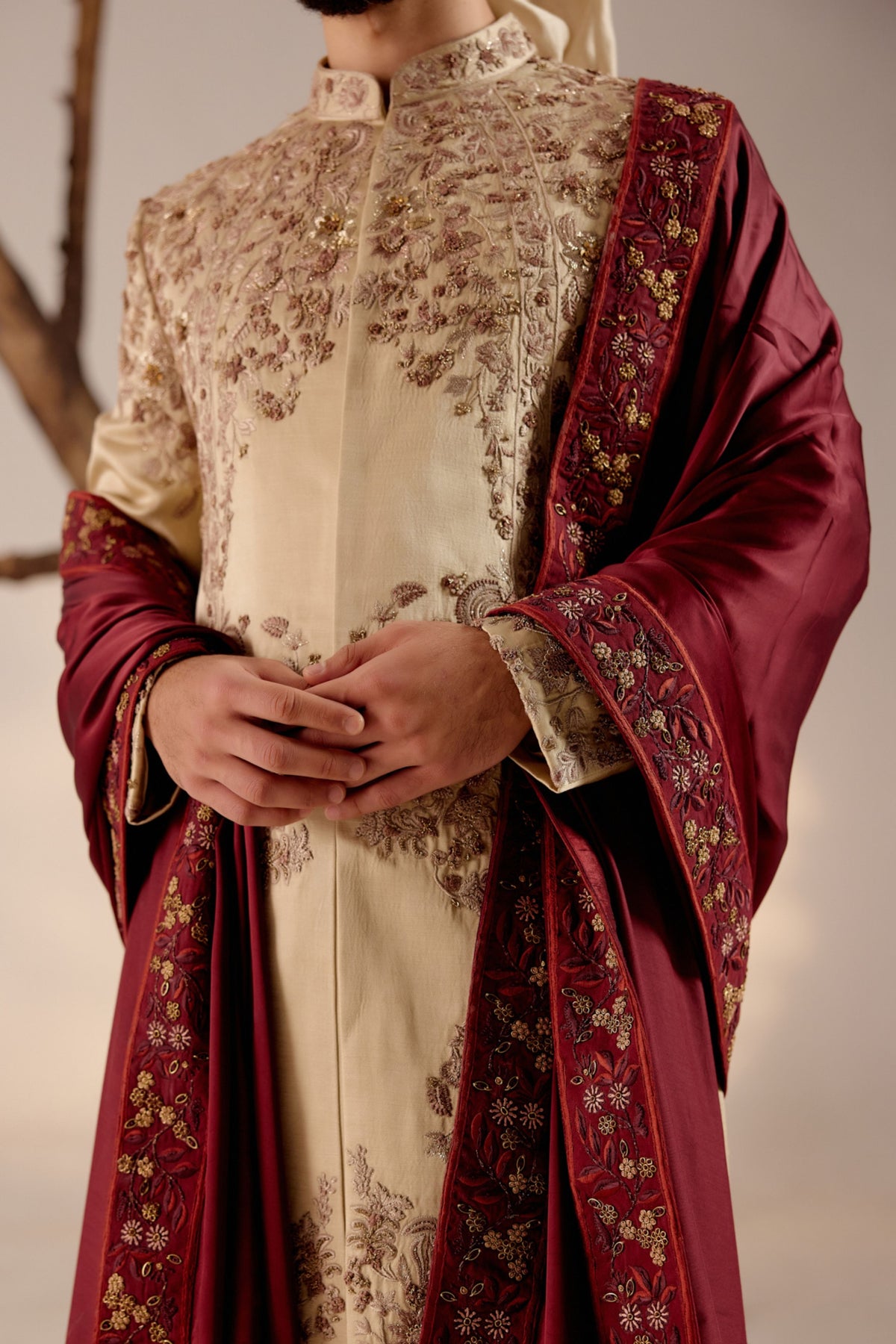 Sand Ridge Sherwani Set