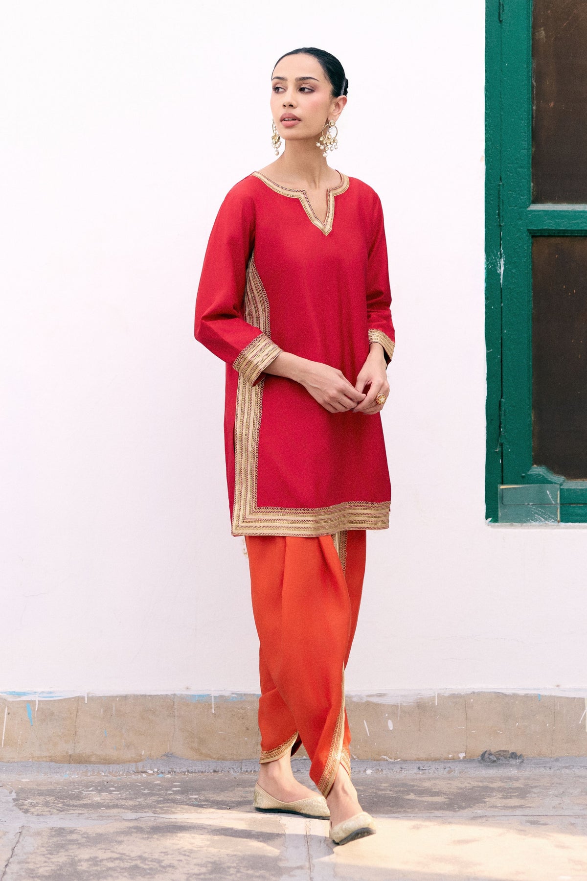 Crimson Tunic Set