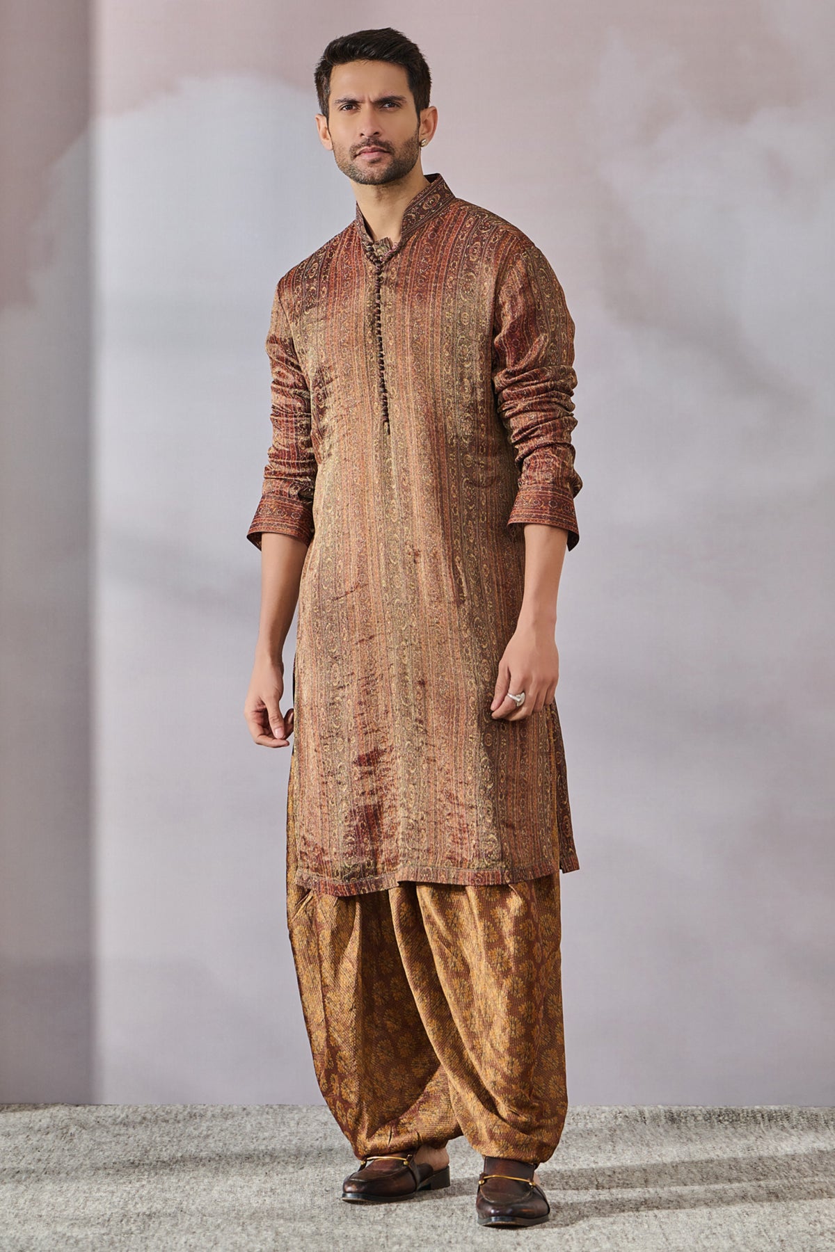 Phulkari Inspired Printed Kurta Set