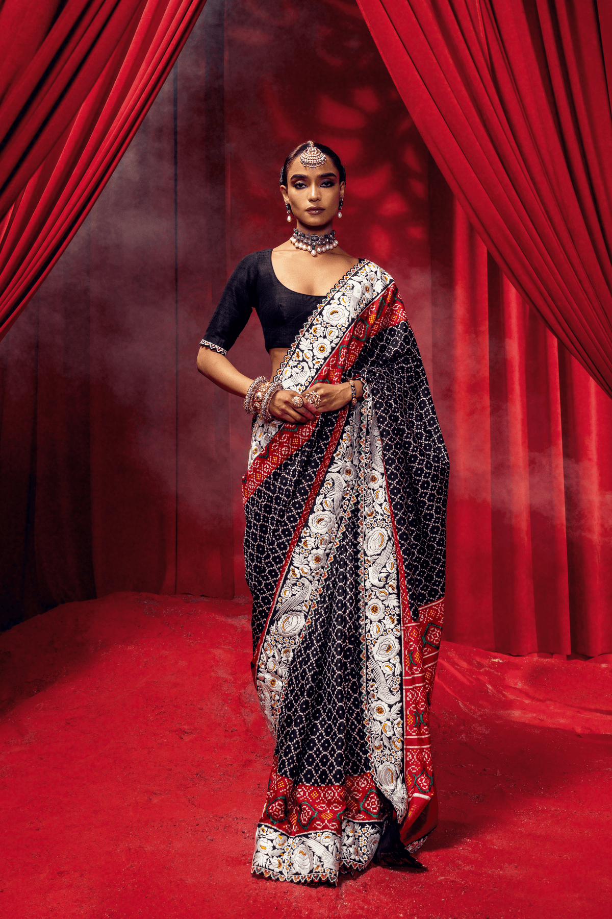 Black Patola Saree