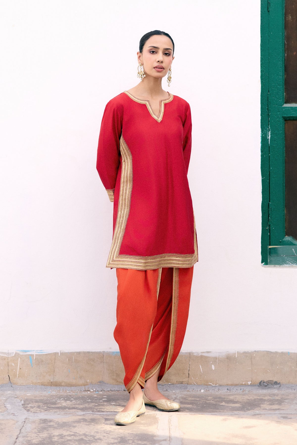Crimson Tunic Set