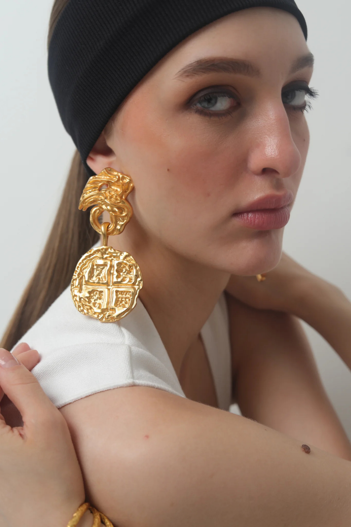 Medallion Earrings