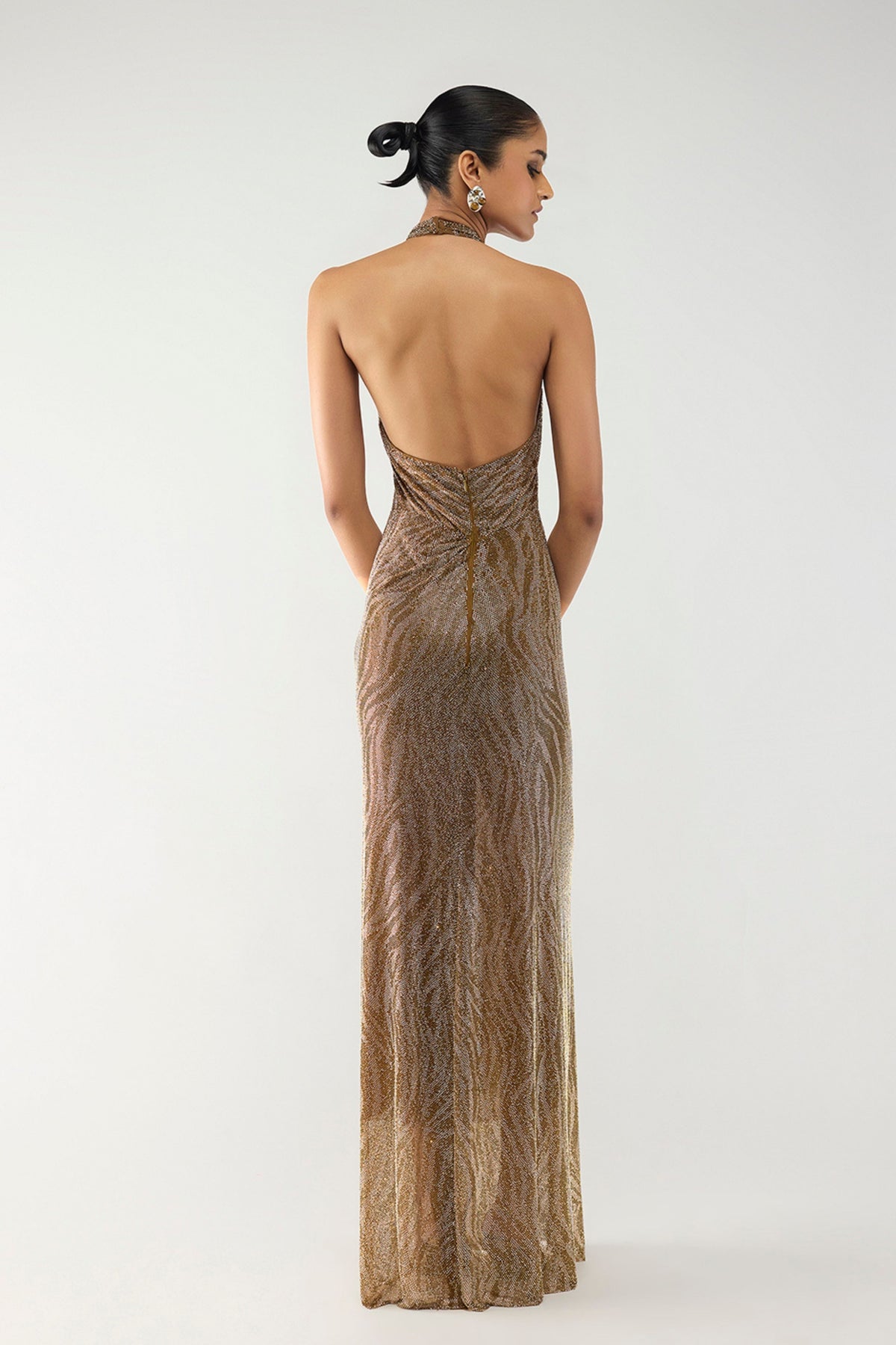 Gold Sequin Gown