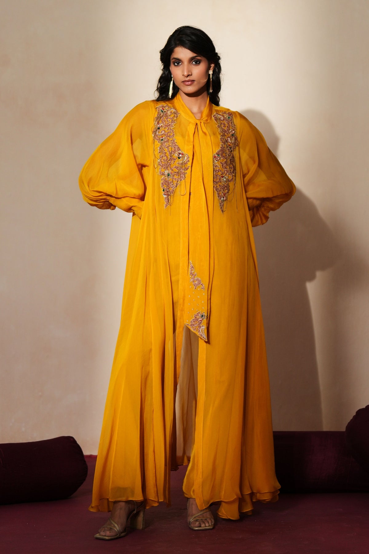 Roshni Cape Jacket Set