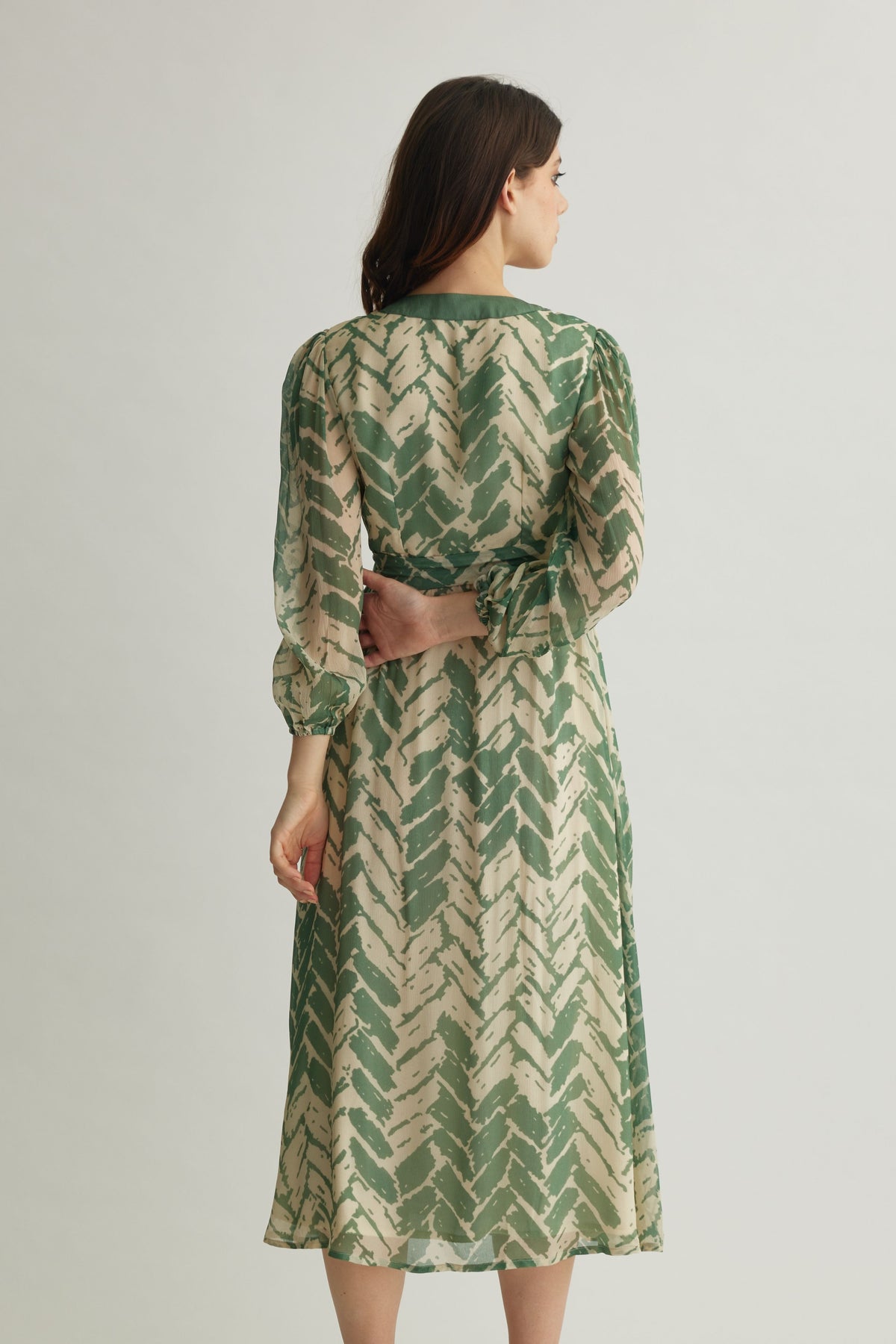 Mint Chevron Dress