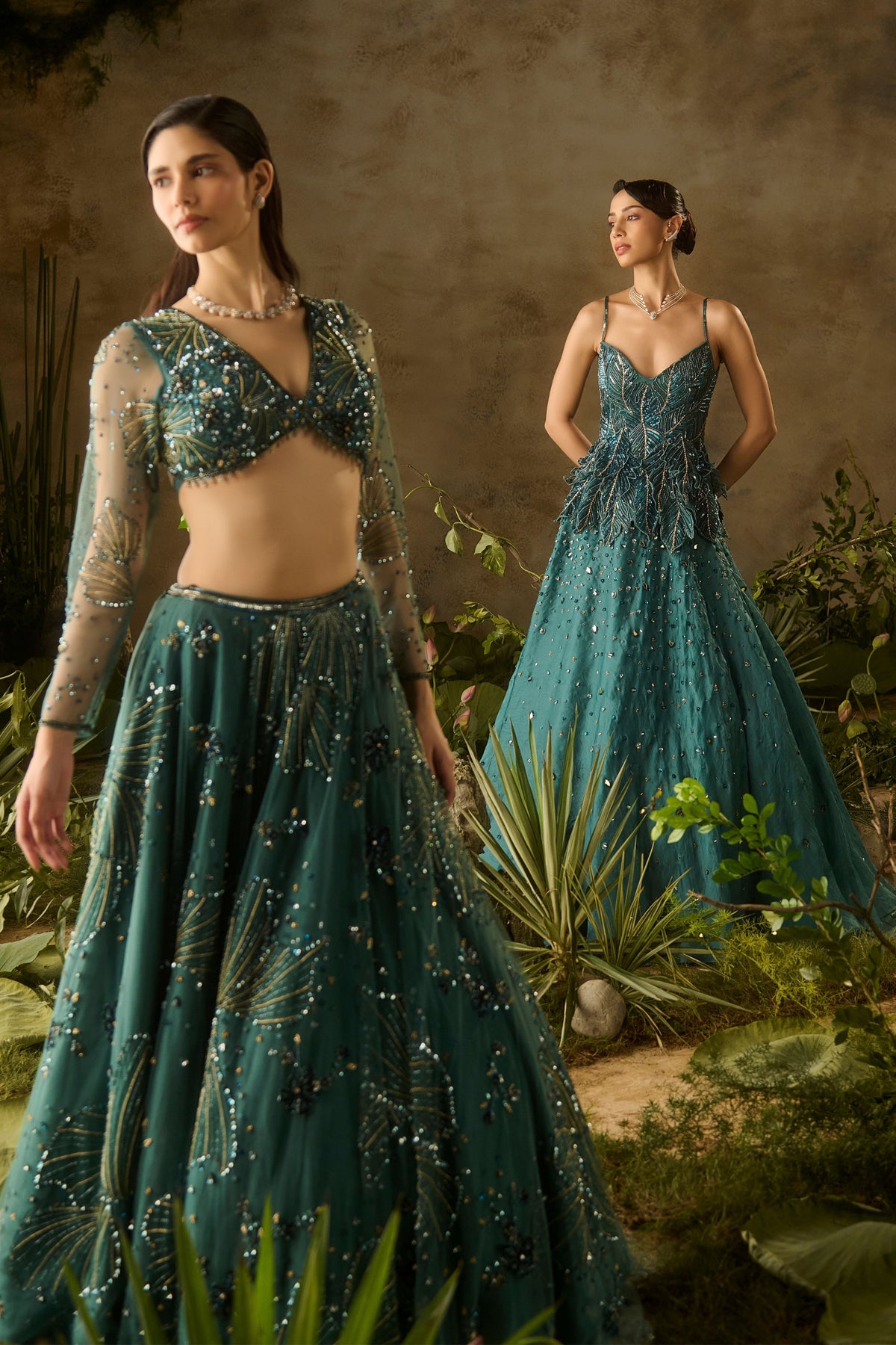 Mystic Moss Lehenga Set