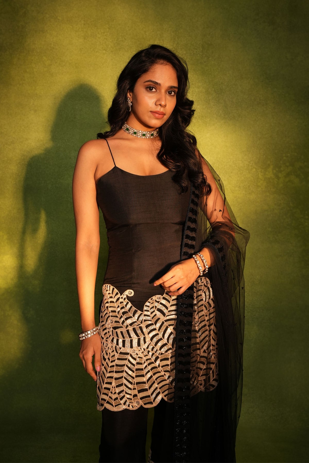 Black Kurta Set