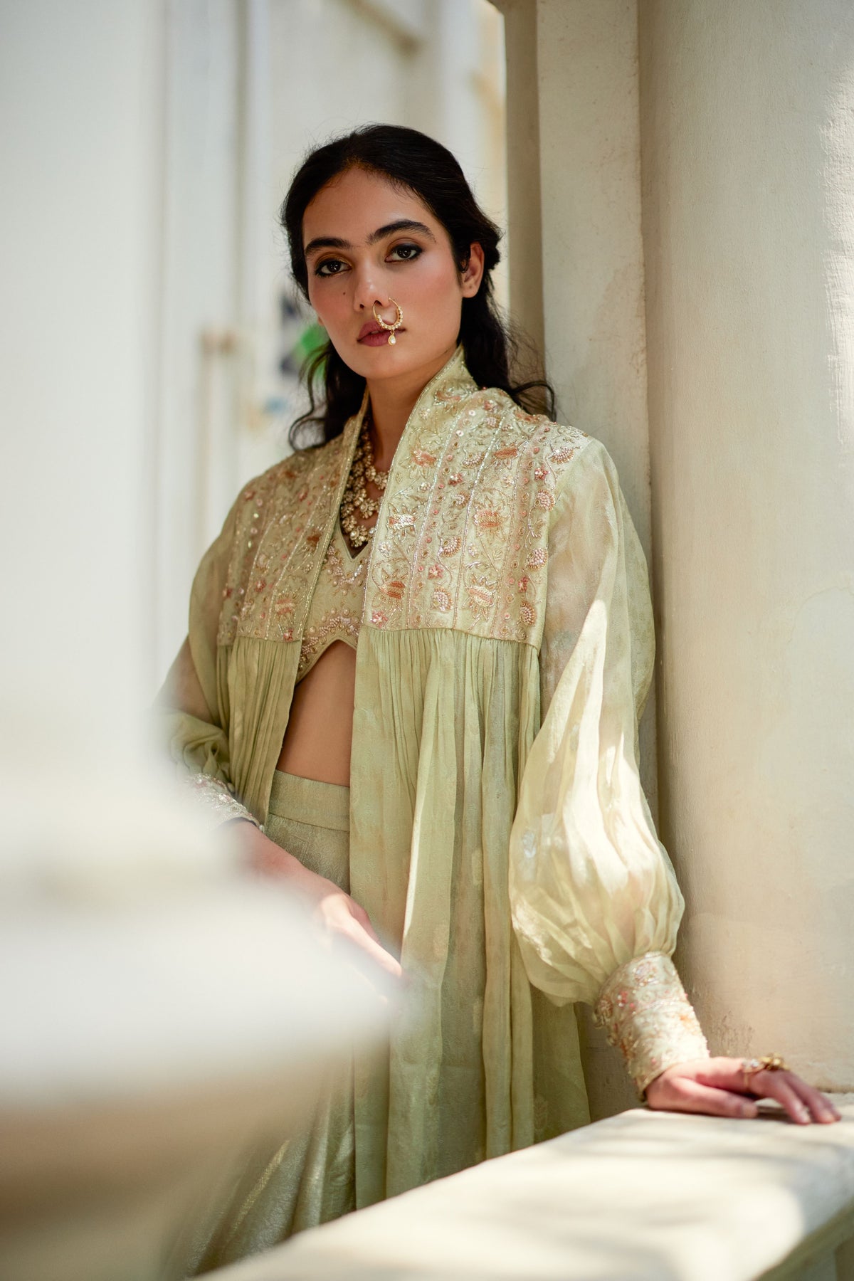 Solene Palazzo Jacket Set