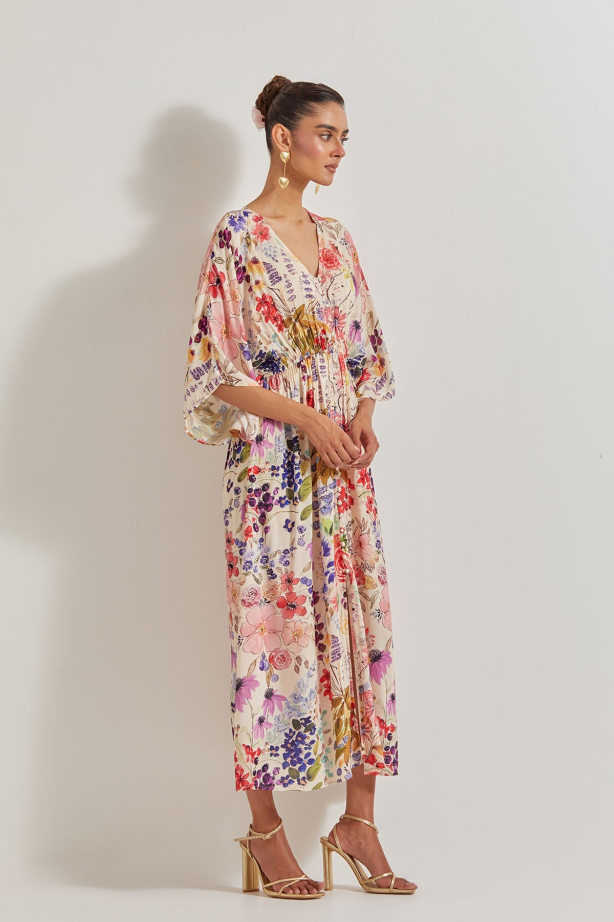 Blooming Burst Rayon Dress