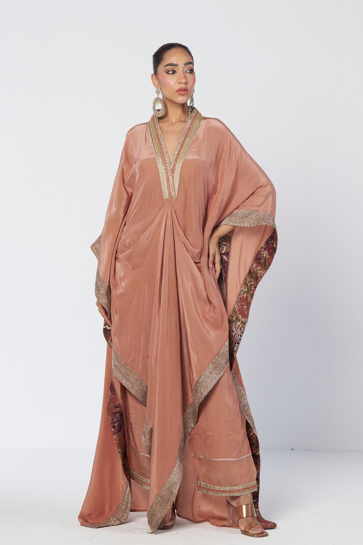 Azra Biscoff Kaftan Set