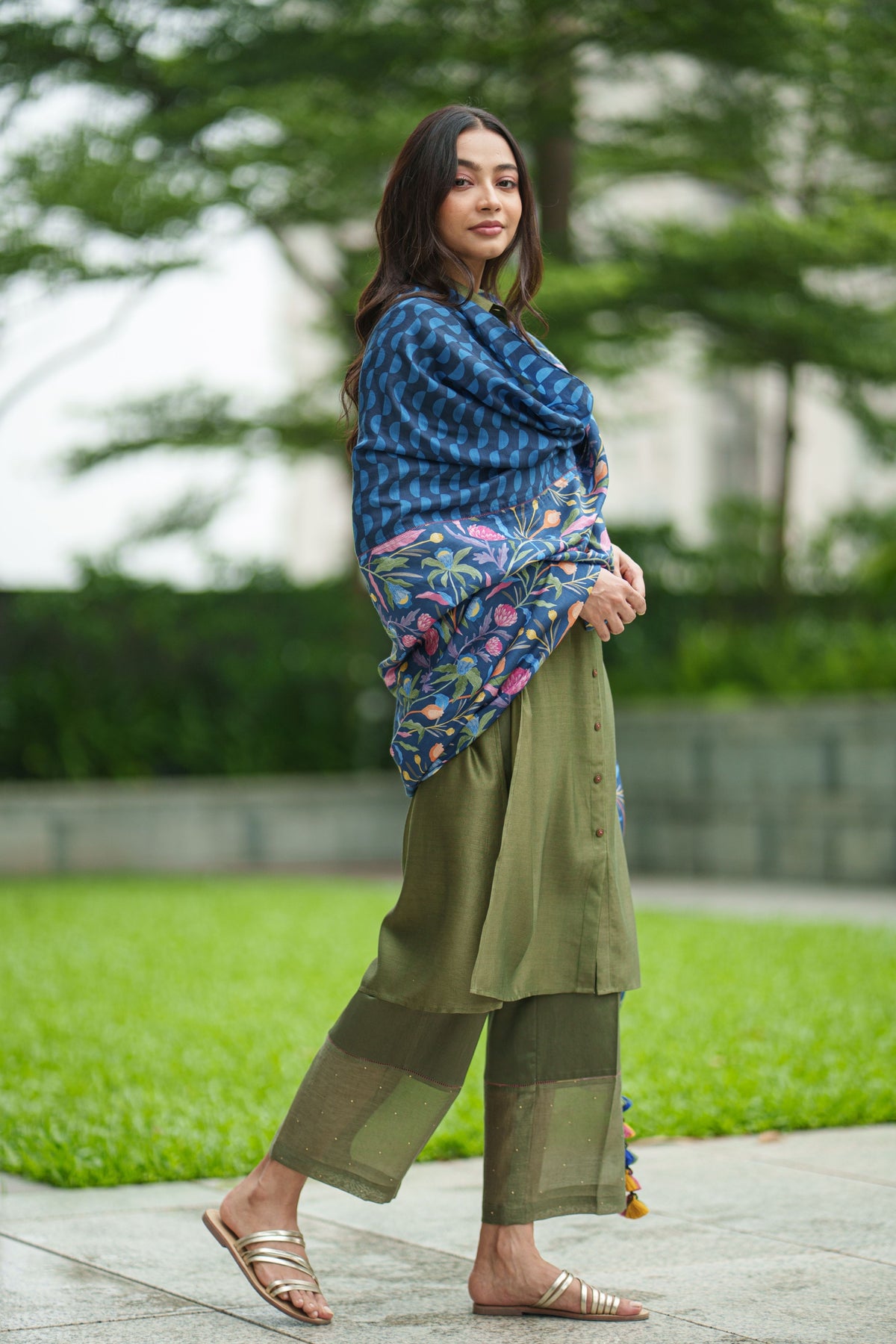 Lavender Kurta Set