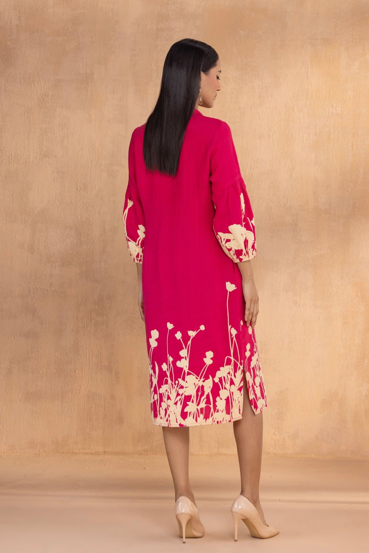 Floral Ballet Pink Dress