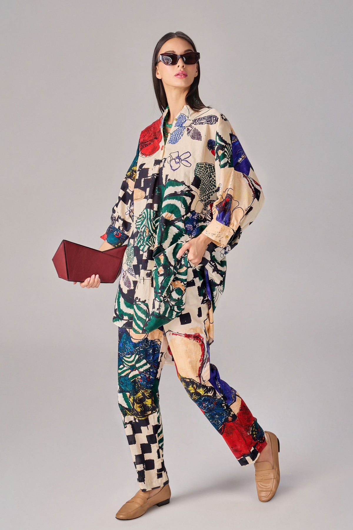 Vintage Block Akira Tunic