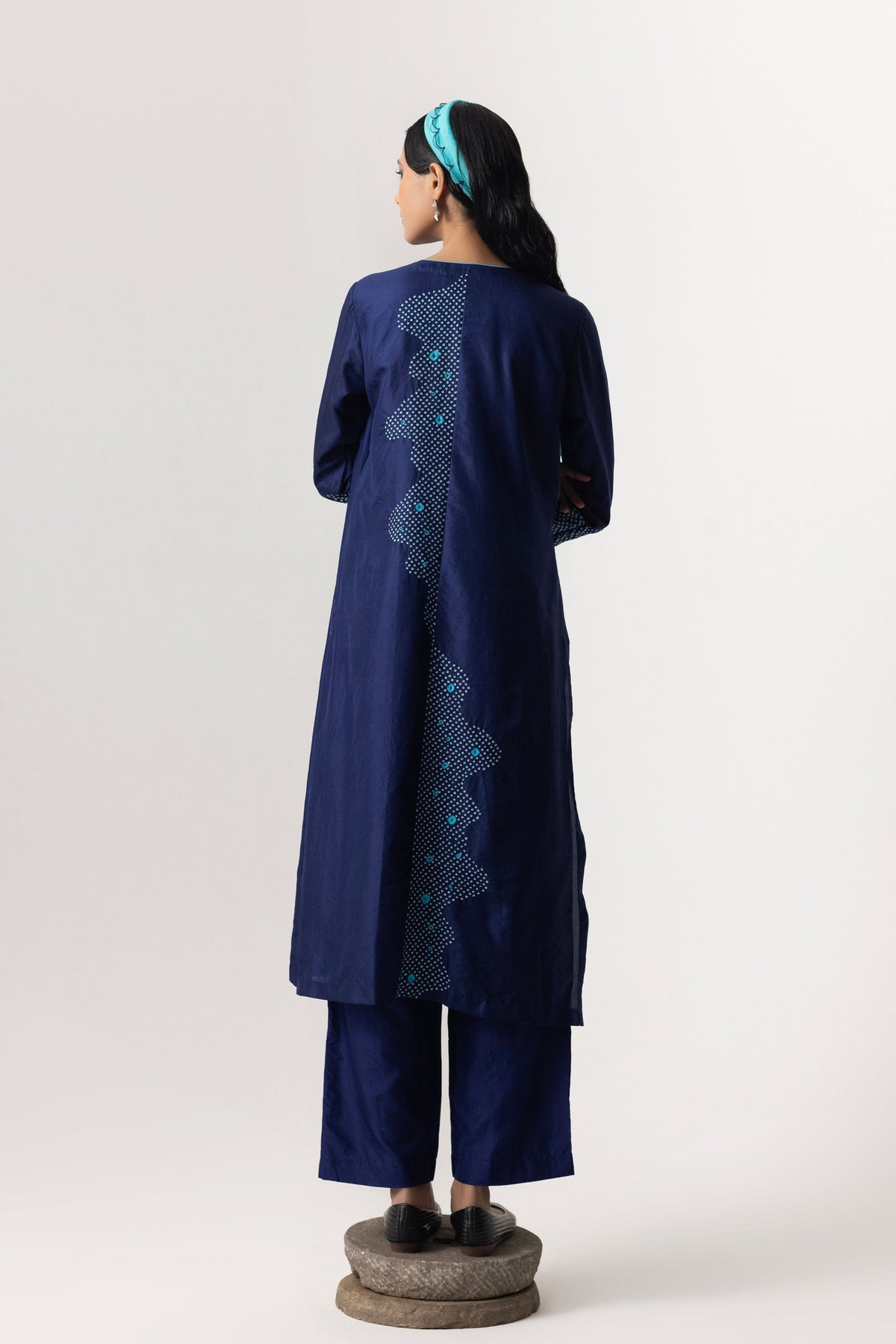 Blue Abstract Kurta Set