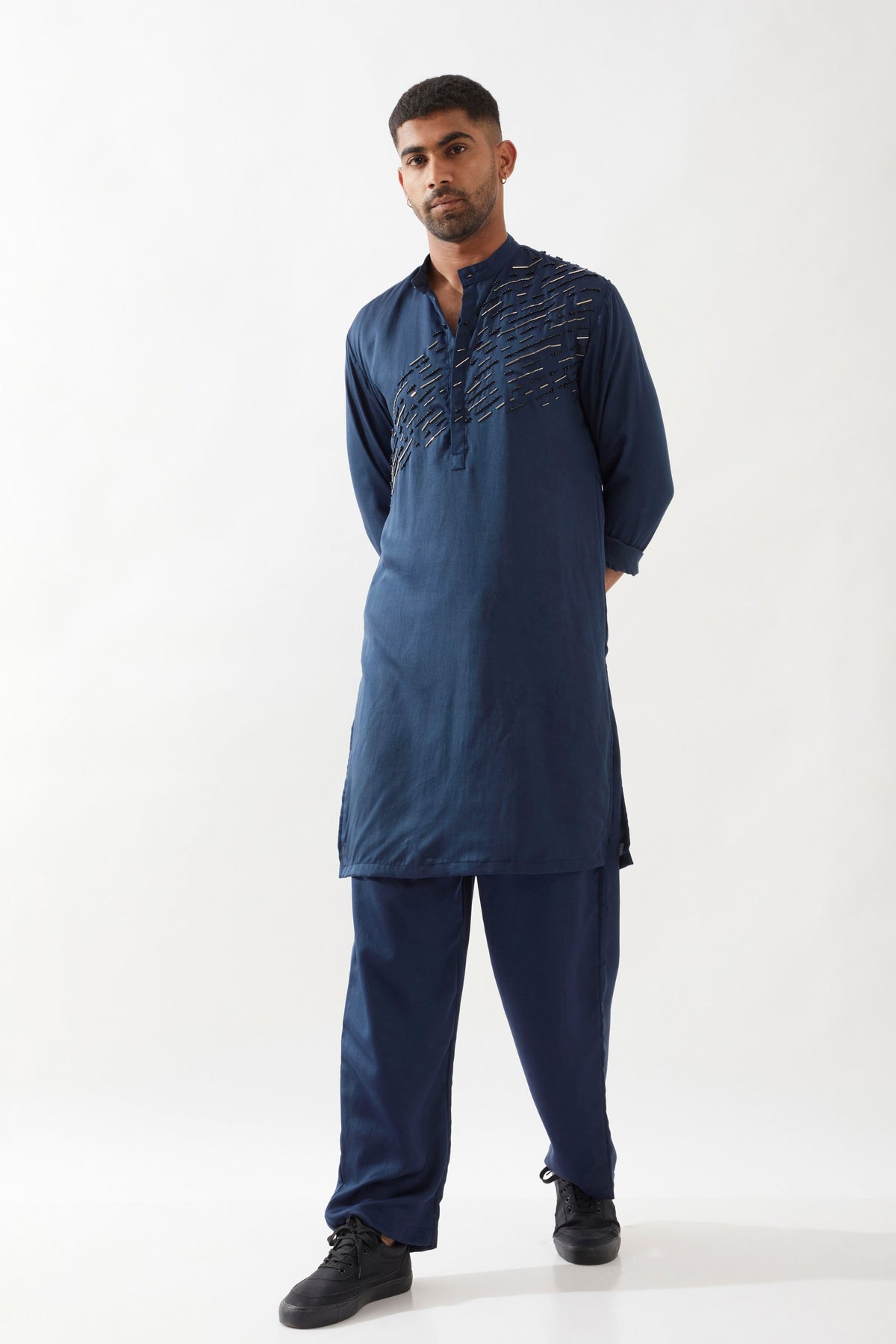 Wynn Navy Kurta Set