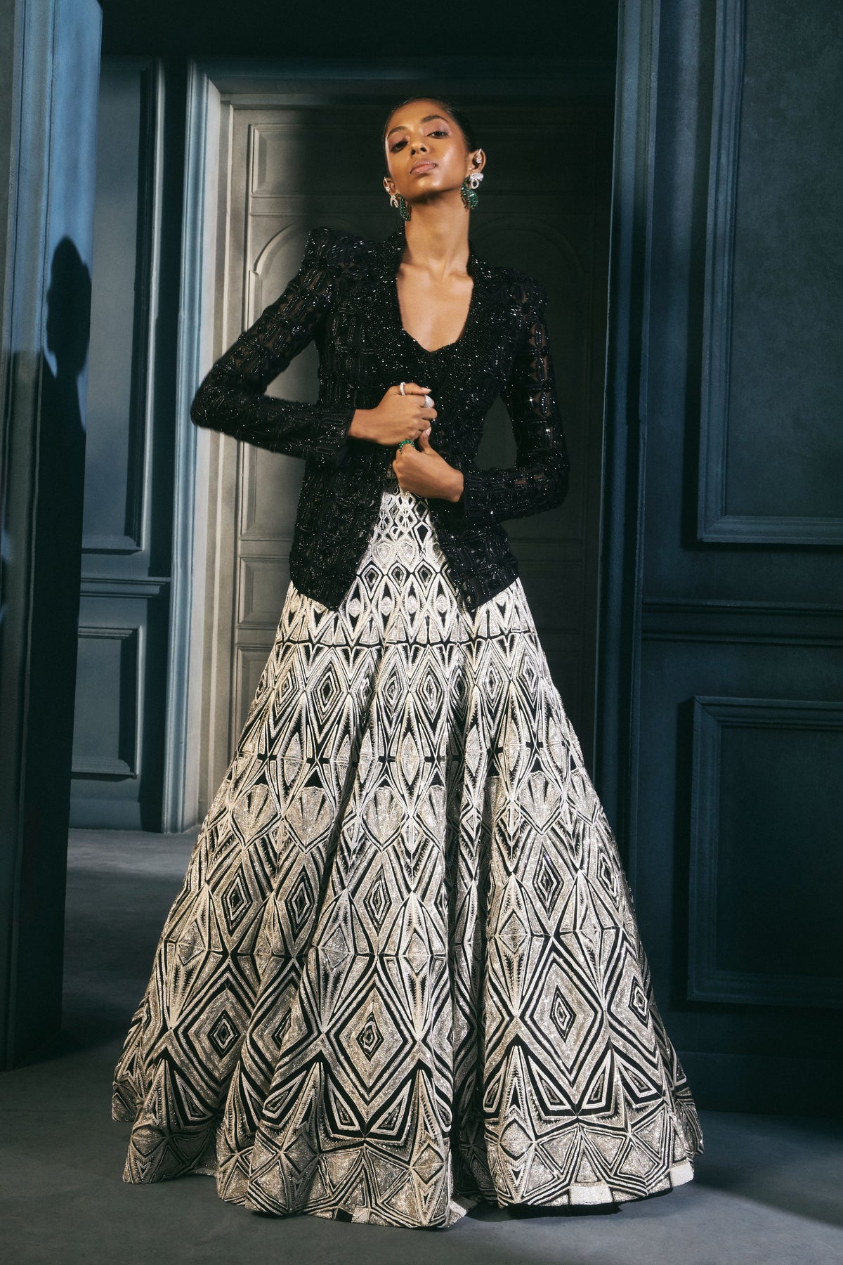 Raven Lehenga Set