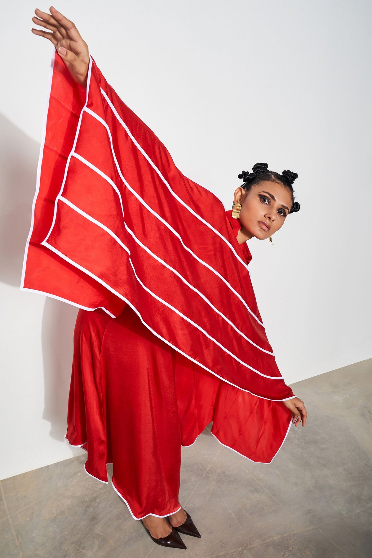 Tape Cape Dress