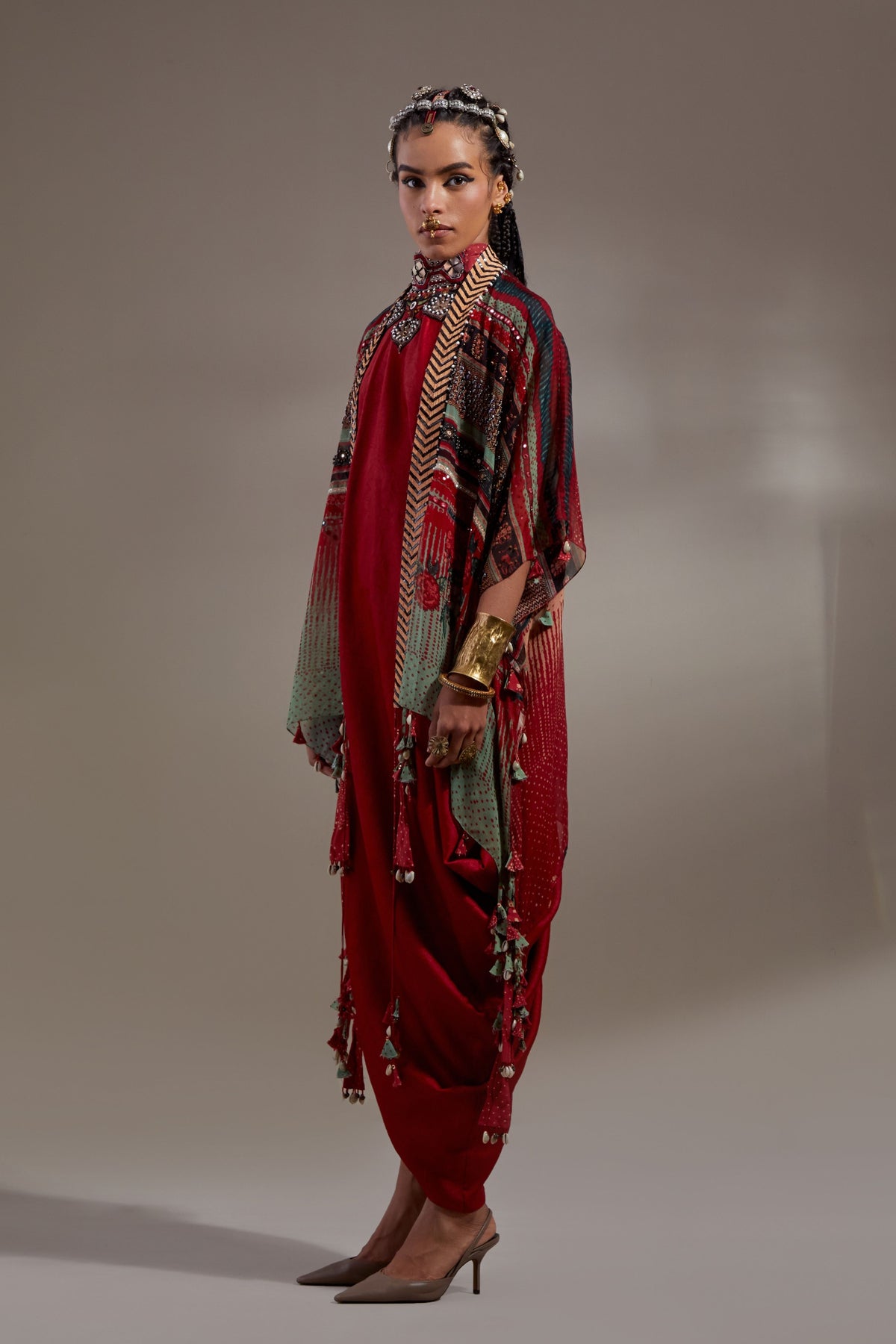 Veni Dupatta Jacket Set