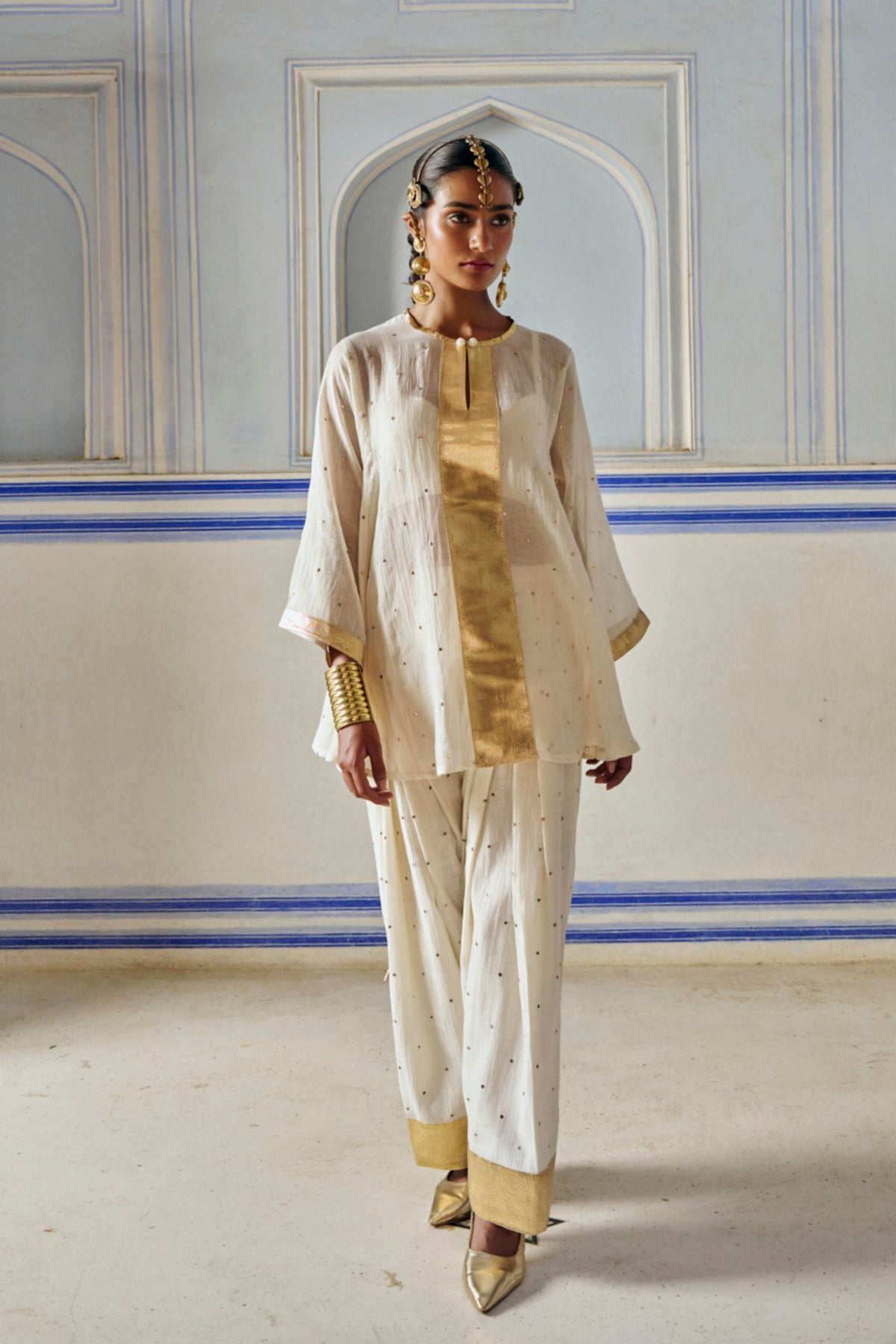 Ivory Tunic Set