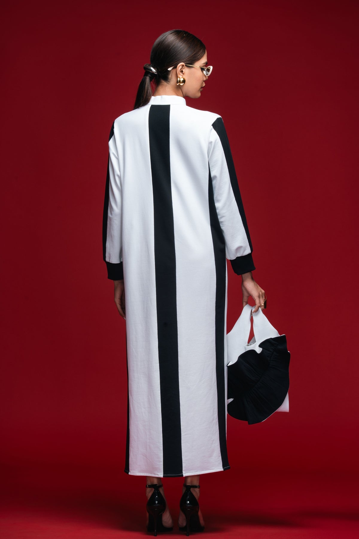 Quiet Intervals Monochrome Dress