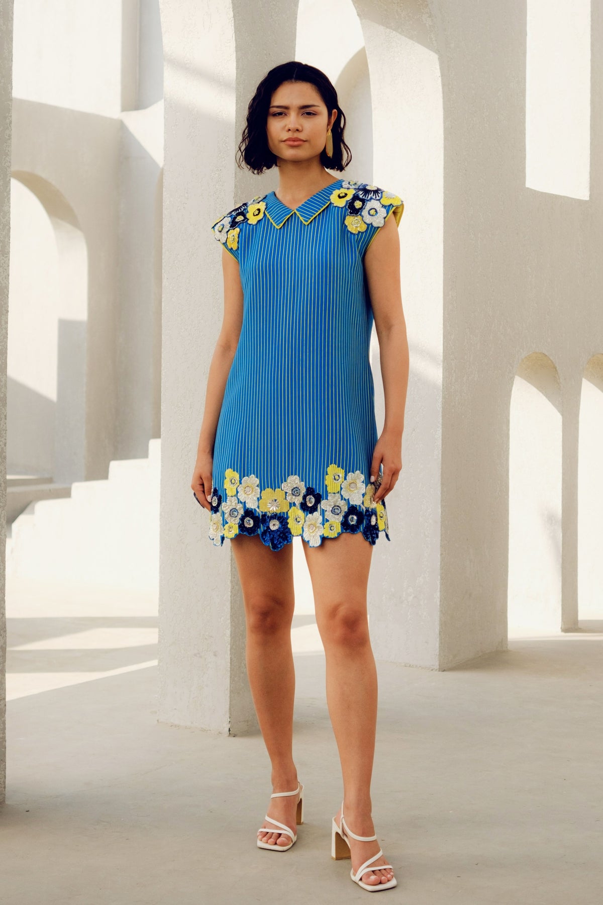 Blue Caroline Power Dress