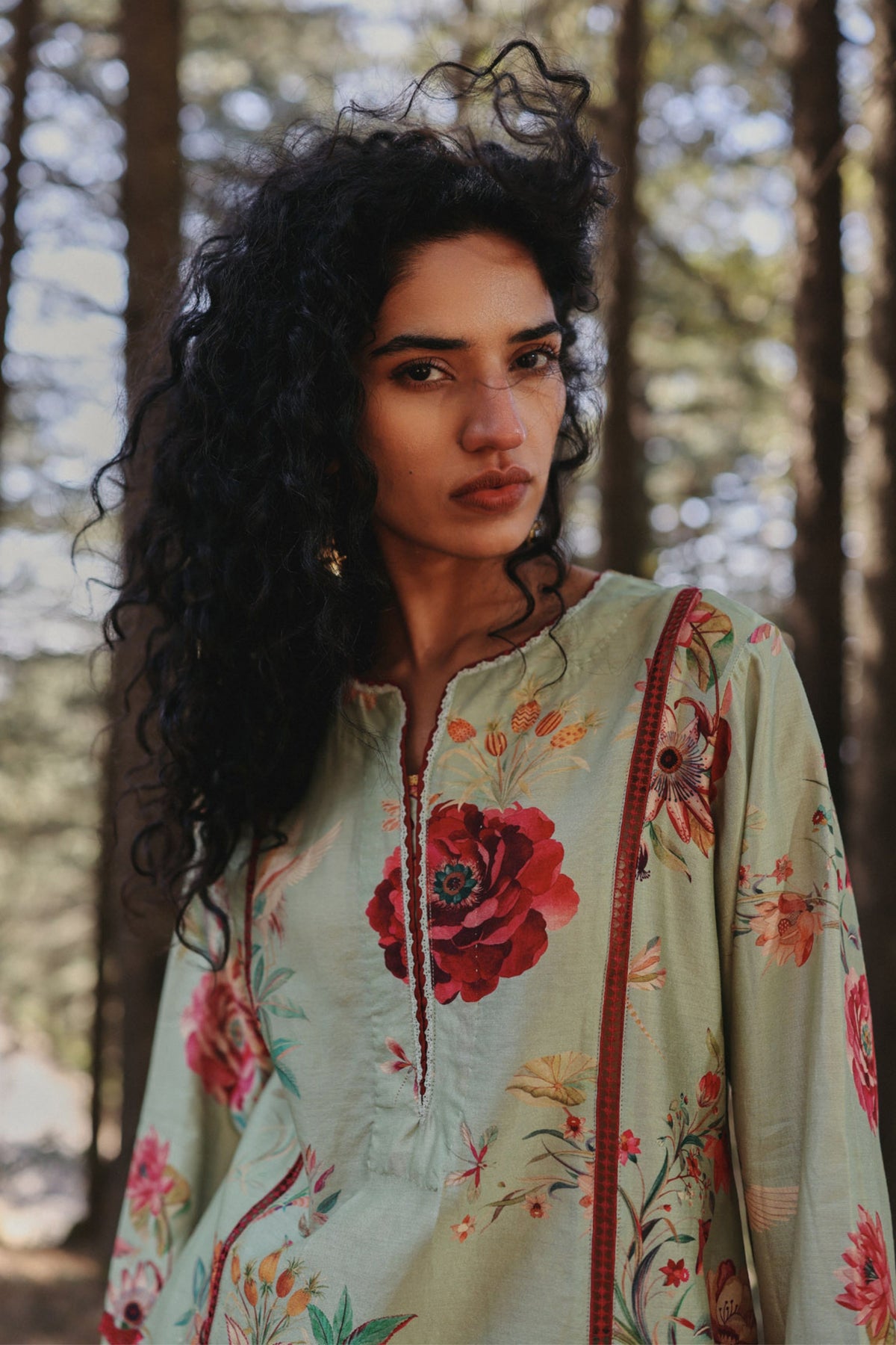 Mint Murmur Kurta Set