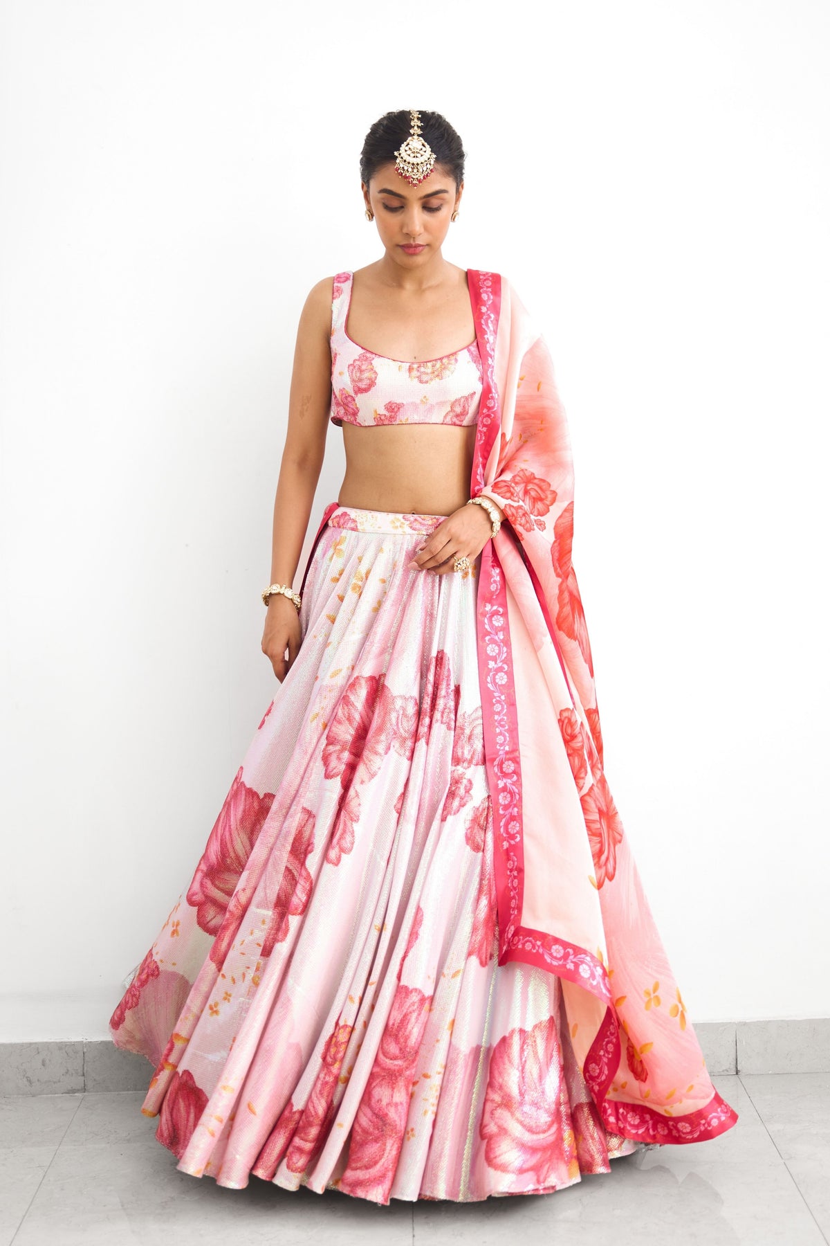 Blush Bloom Lehenga Set
