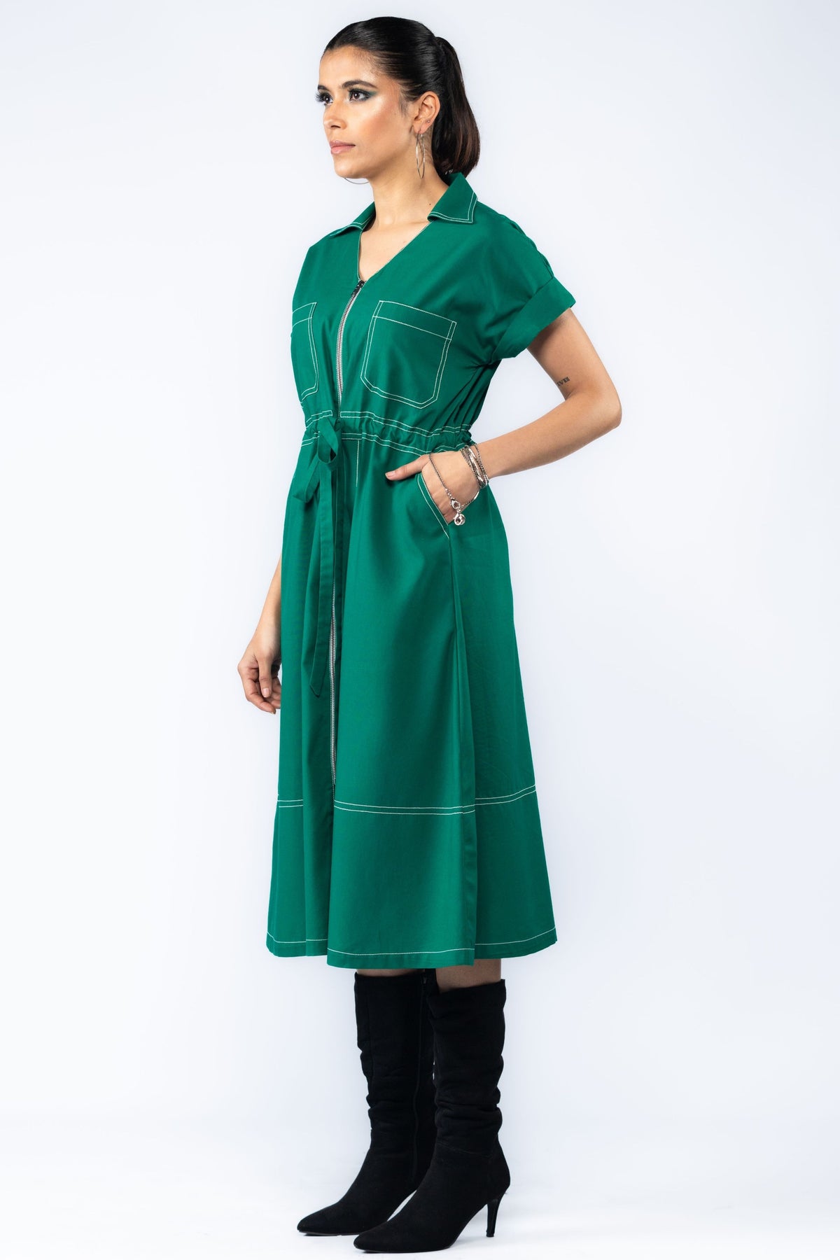 Tiva Zipper Dress
