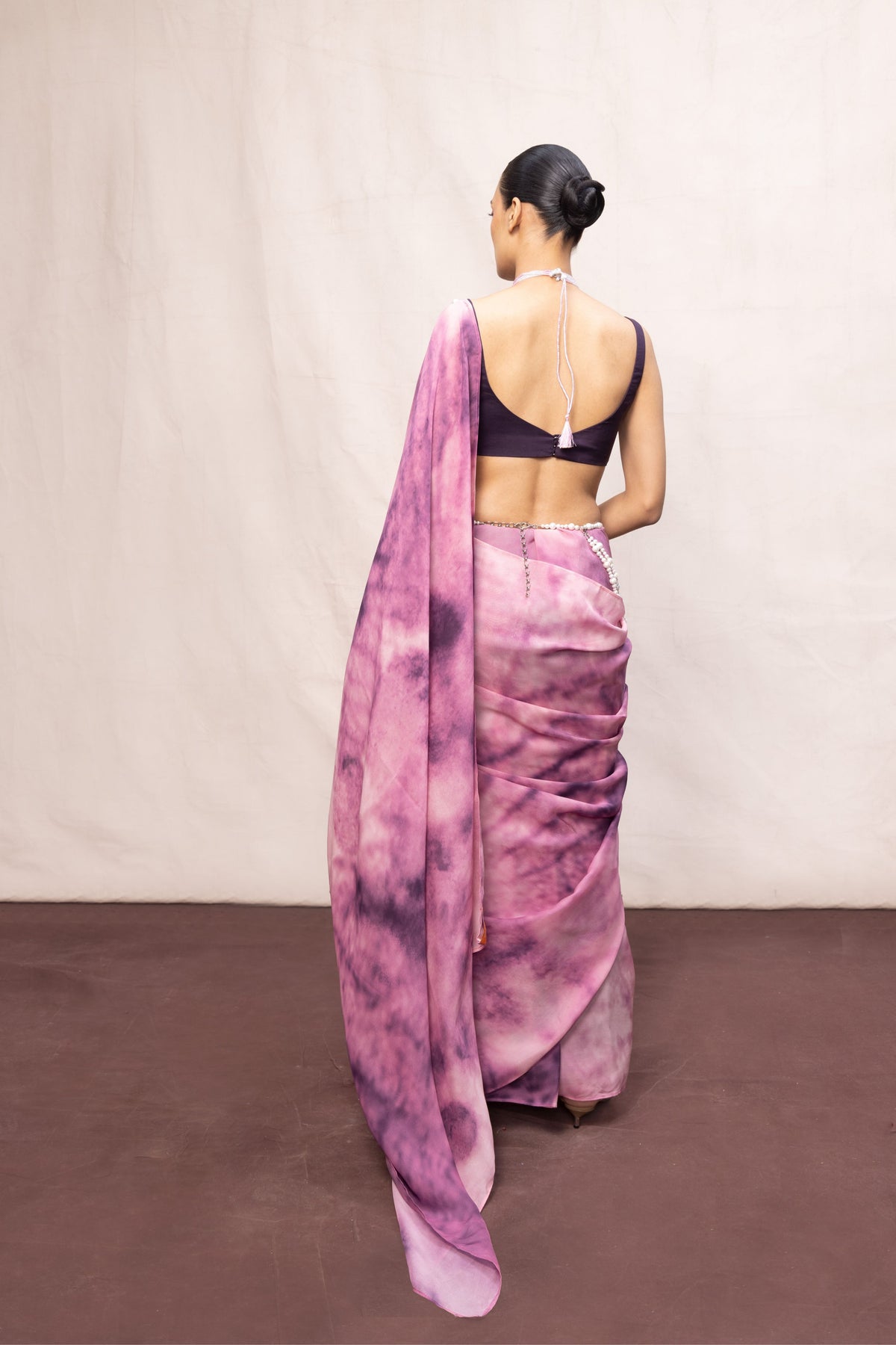 Multicolour Chiffon Saree