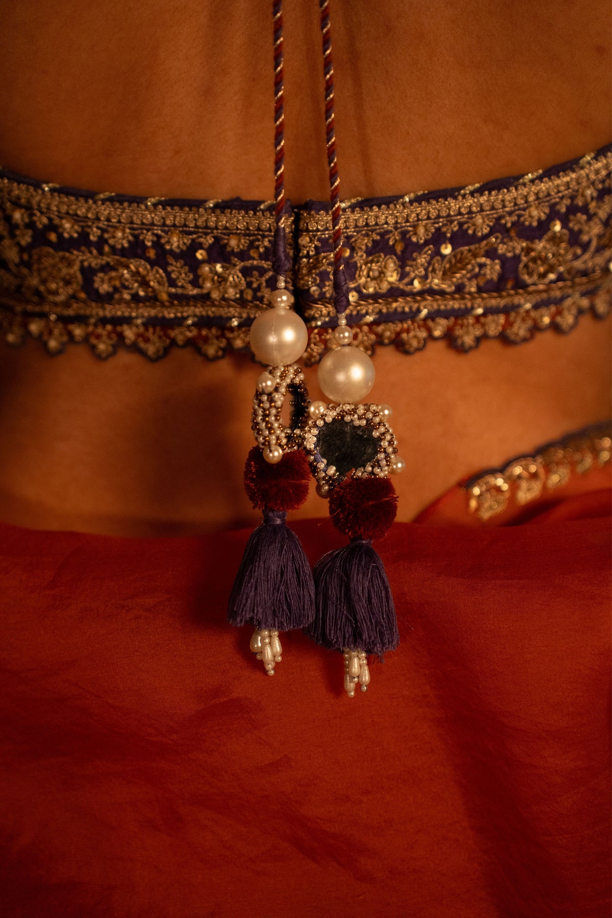 Kumkumi Kesar Saree Set