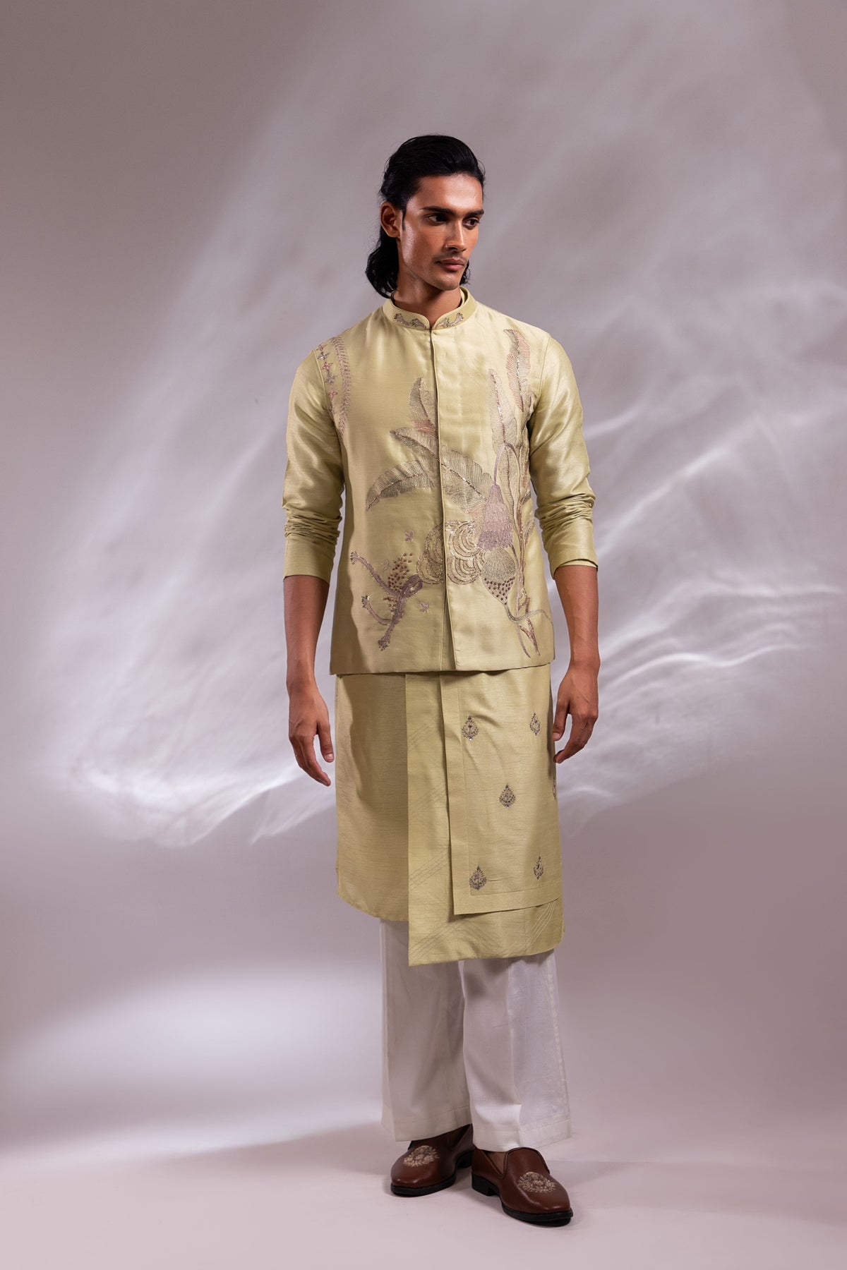 Sage Nehru Jacket Set