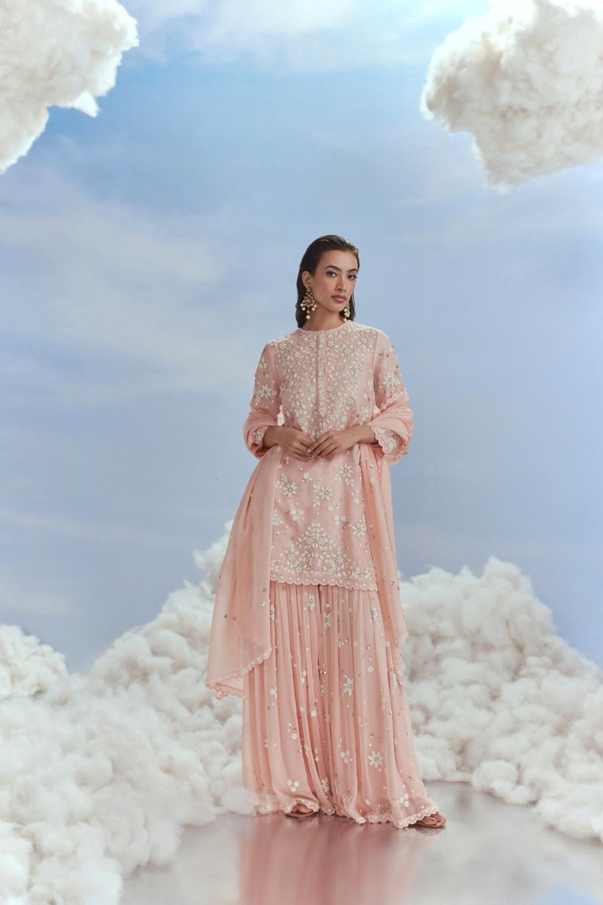 Blush Babylon Sharara Set