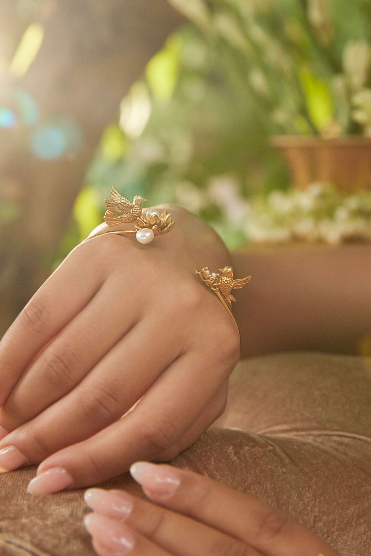 Udatee Chidiya Palm Cuff