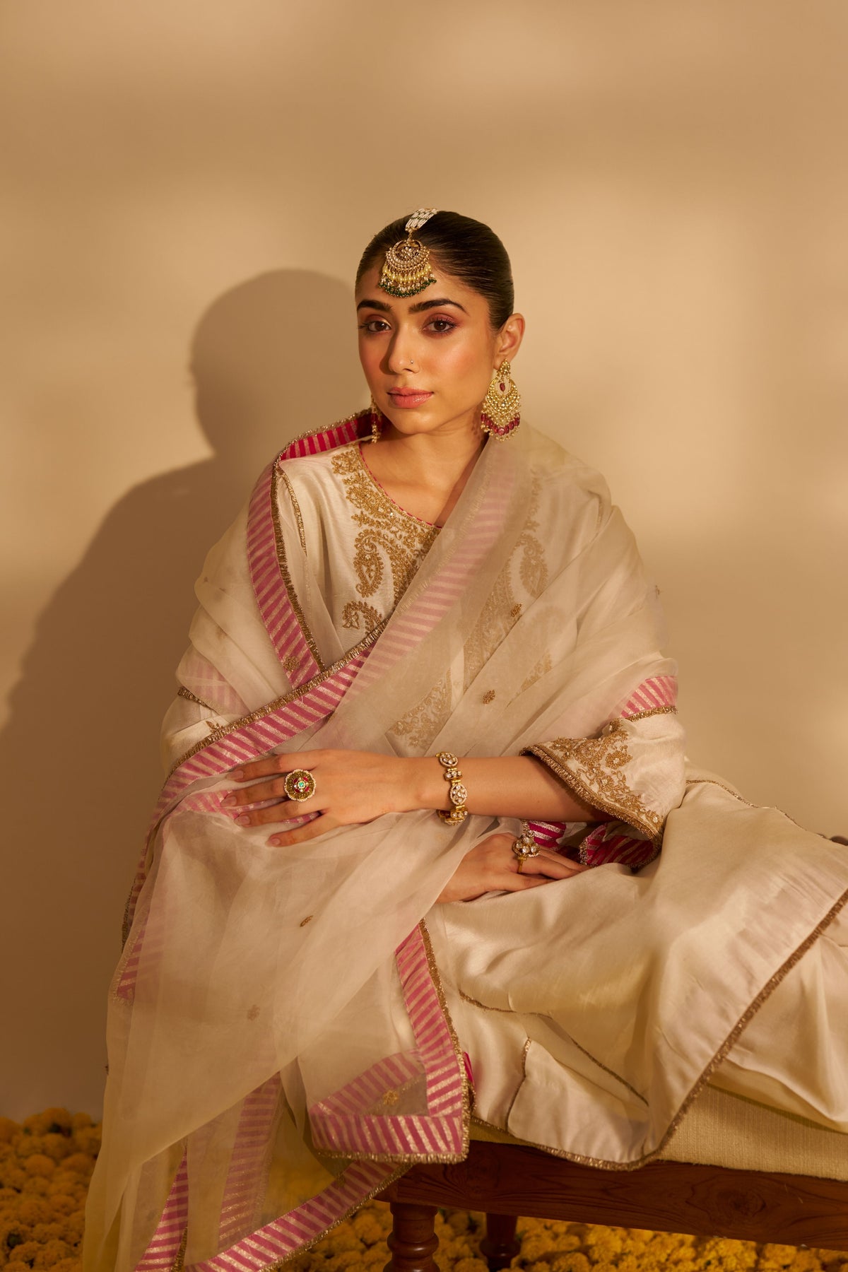 Ayra Ivory Chauga With Salwar