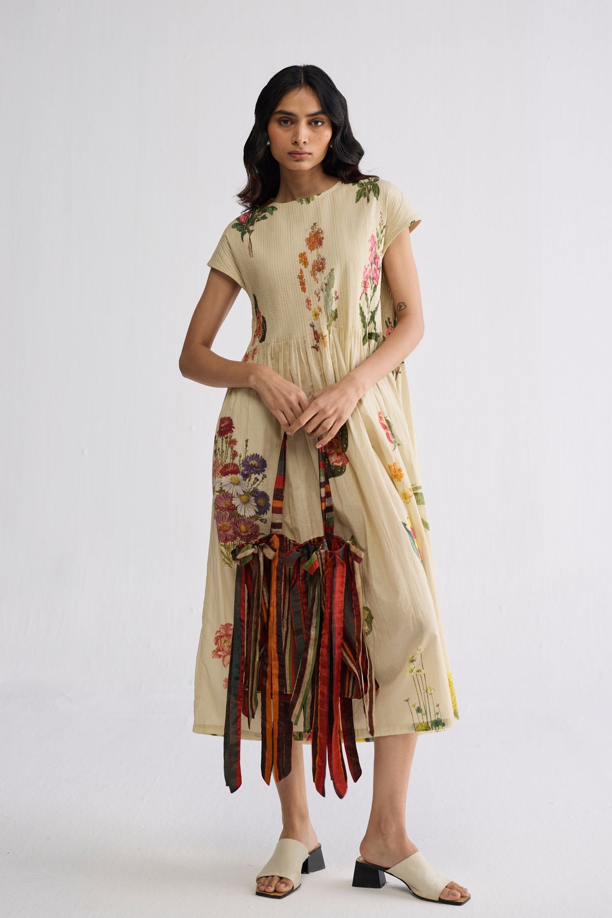 Primavera Pintucks Dress