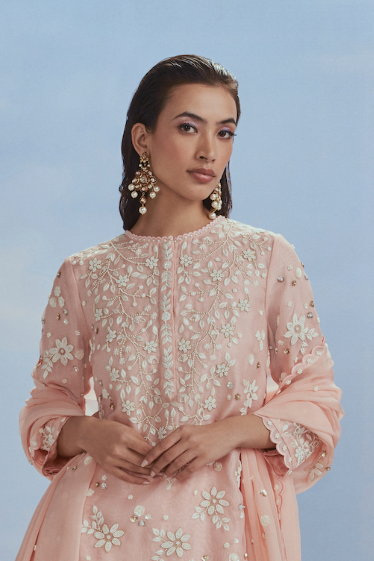 Blush Babylon Sharara Set