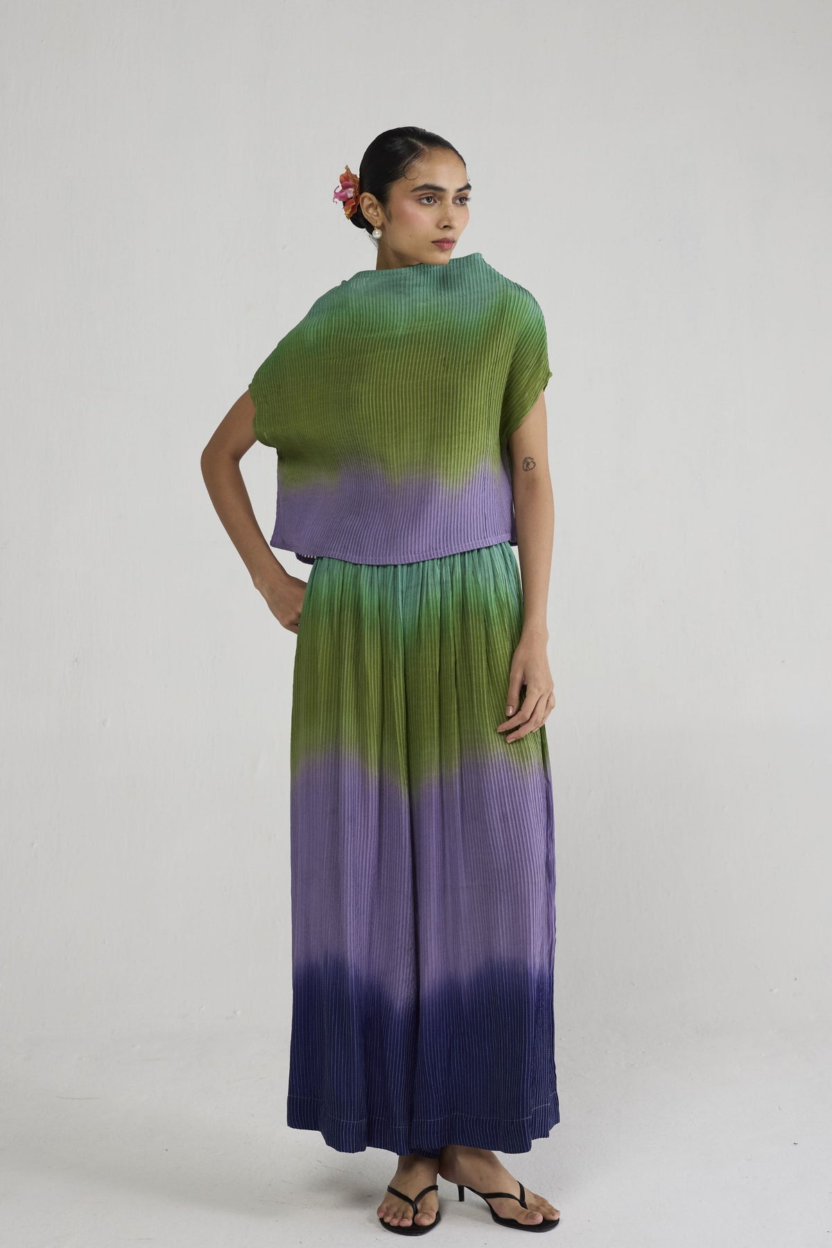 Hana Pintucks Top