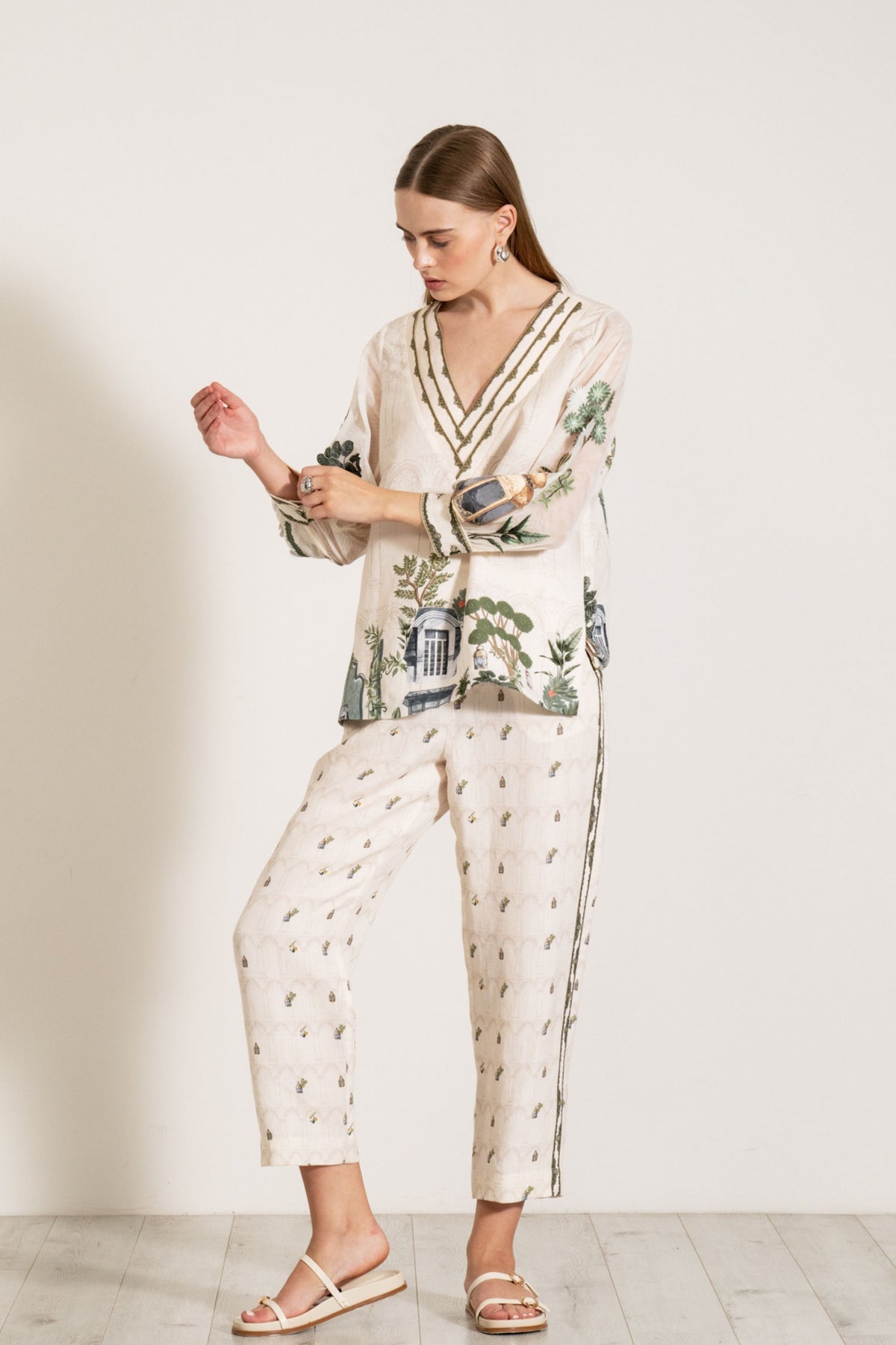 Annabella V Neck Blouse