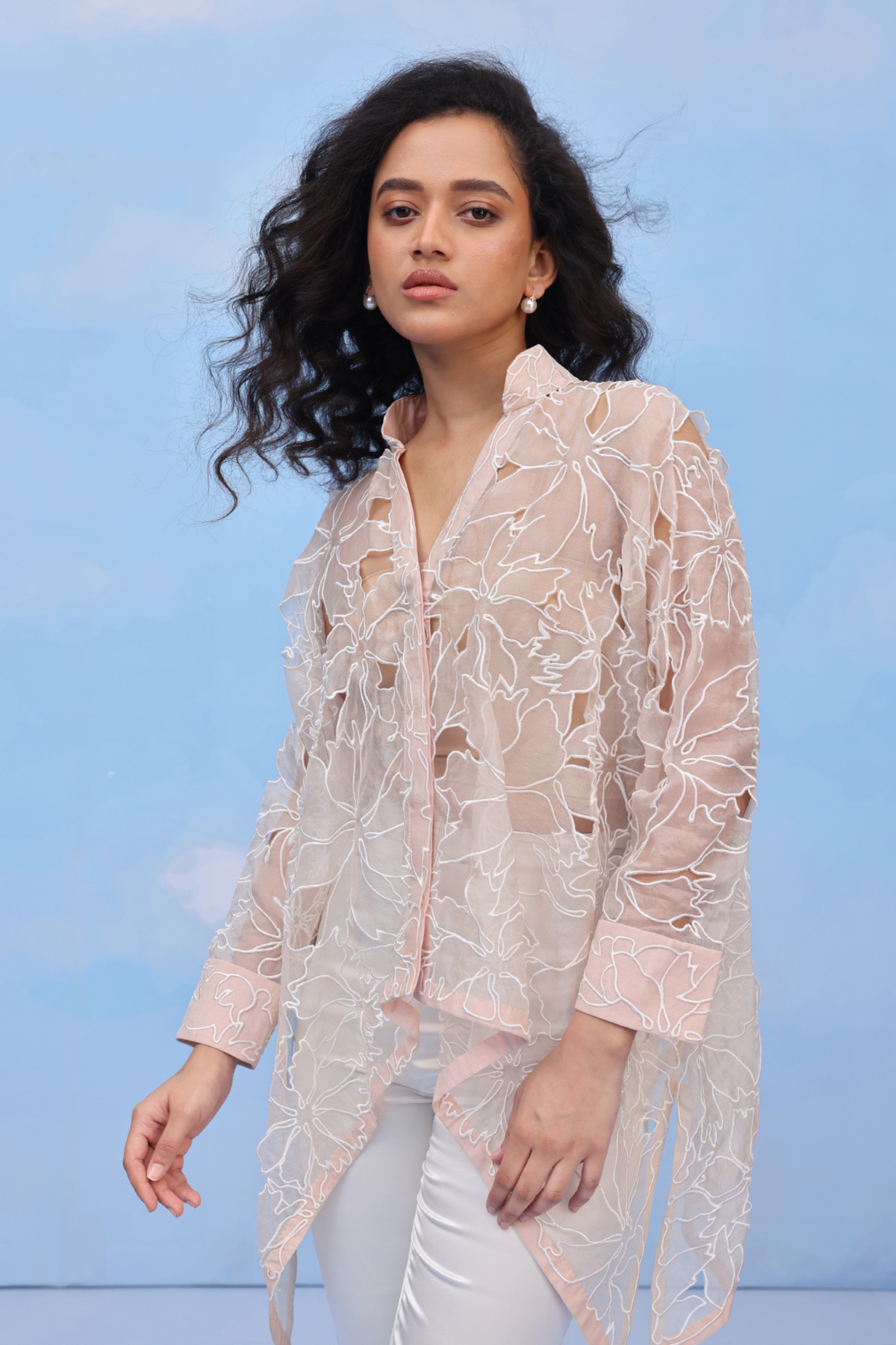 Floral Petal Cut Bloom Shirt